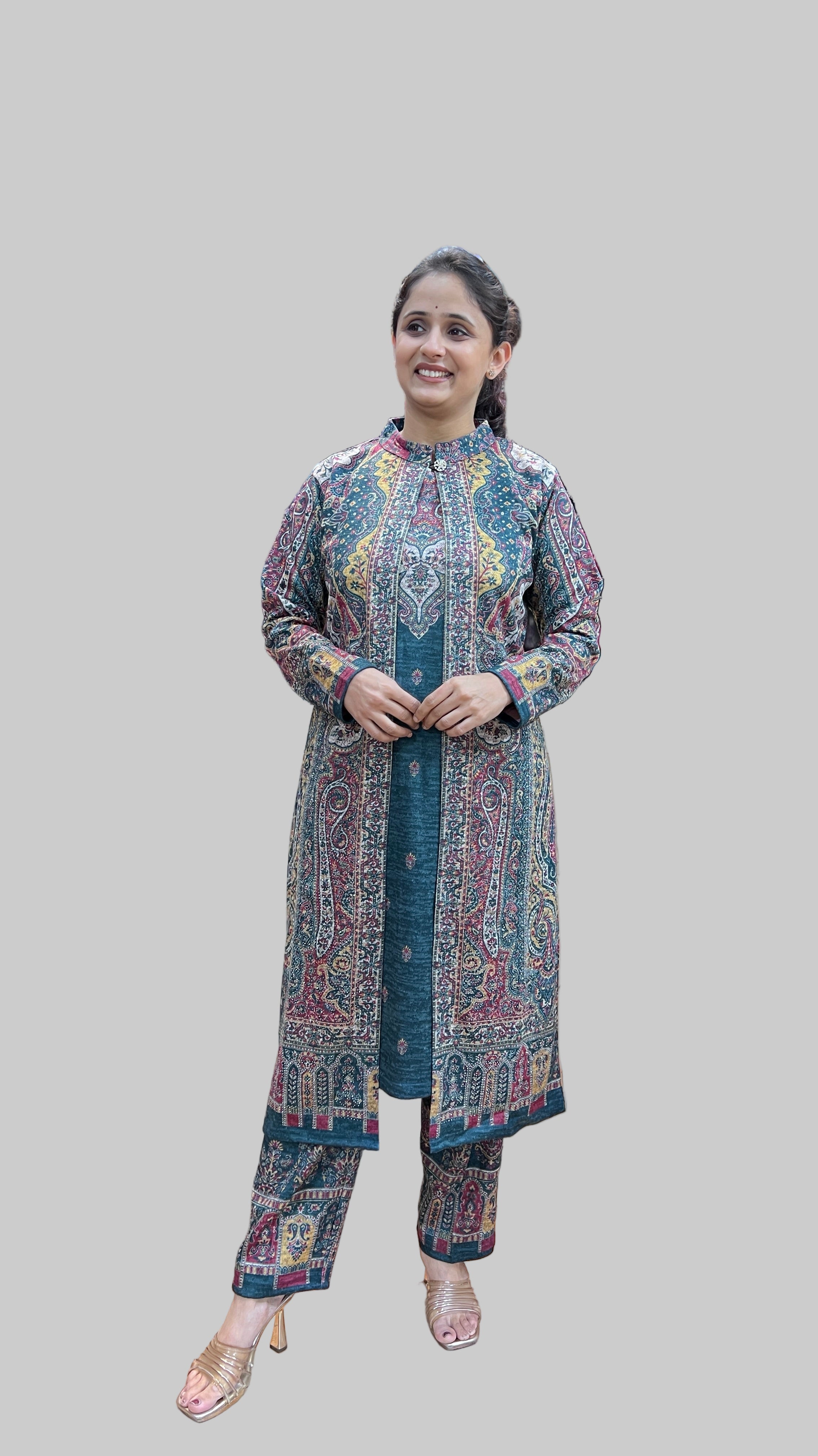 Karachi wool shrug suit (767)