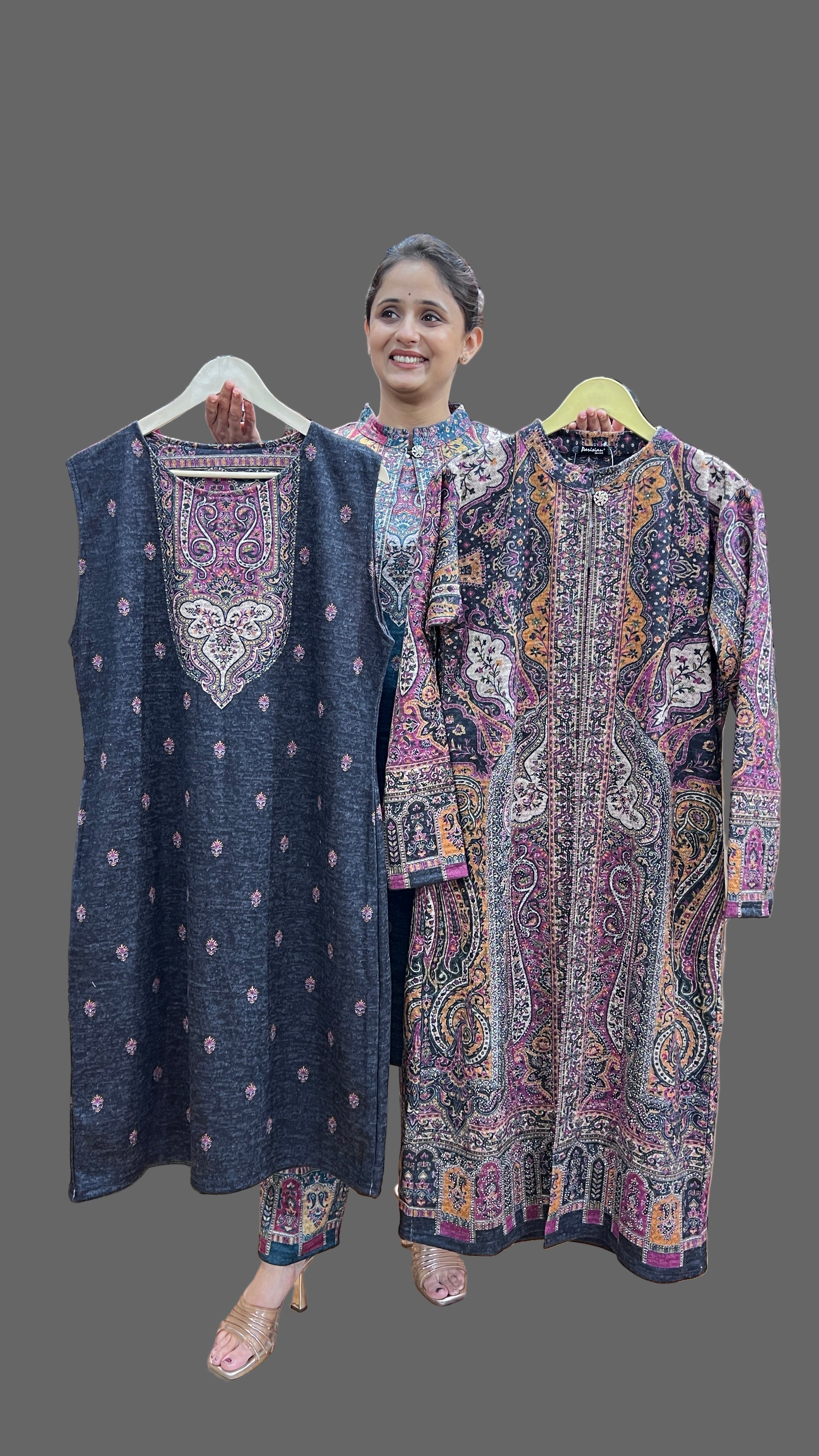 Karachi wool shrug suit (767)