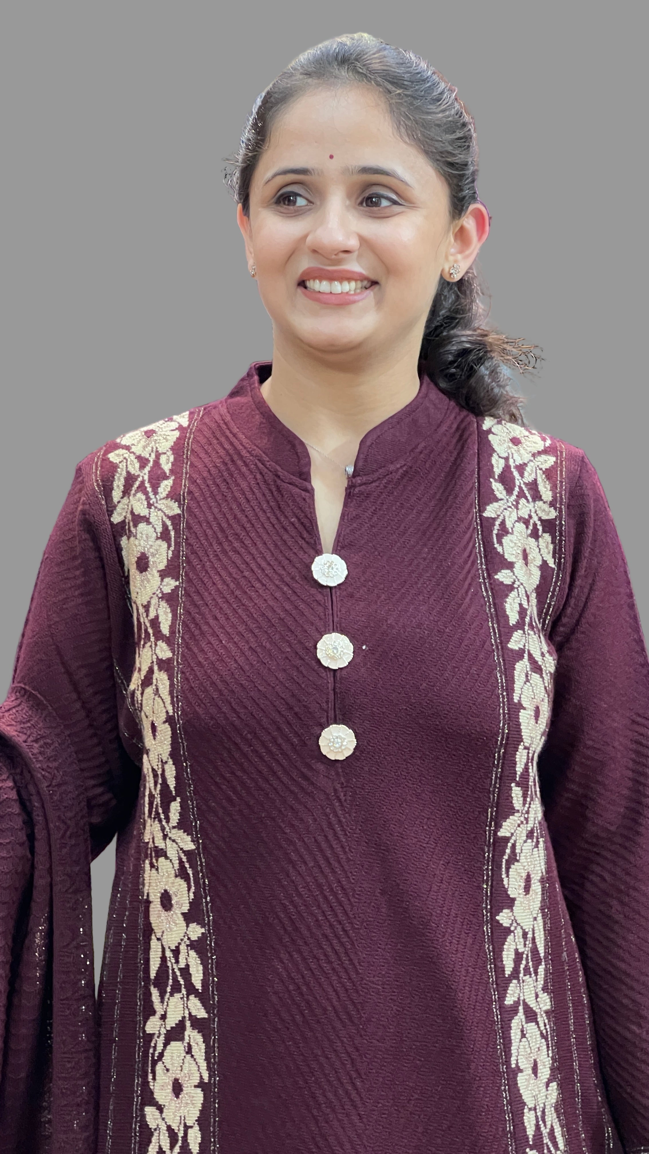 Heavy kintted woolen suit