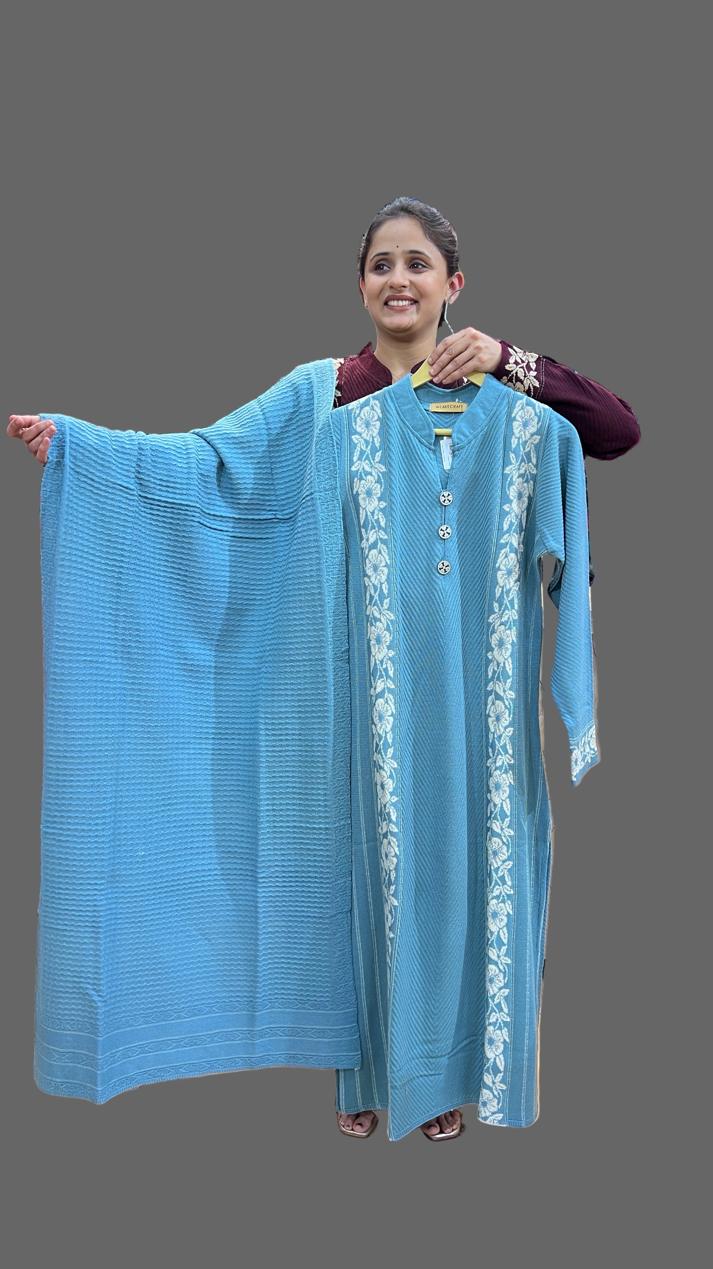 Heavy kintted woolen suit