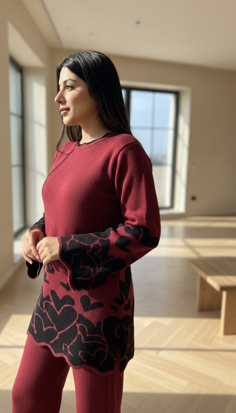 Soft wool cord set (2606)