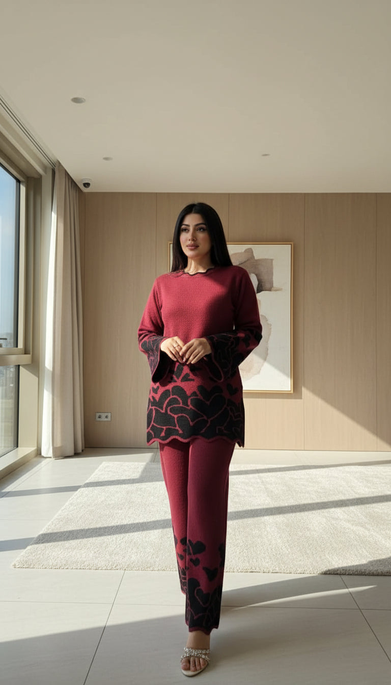 Soft wool cord set (2606)