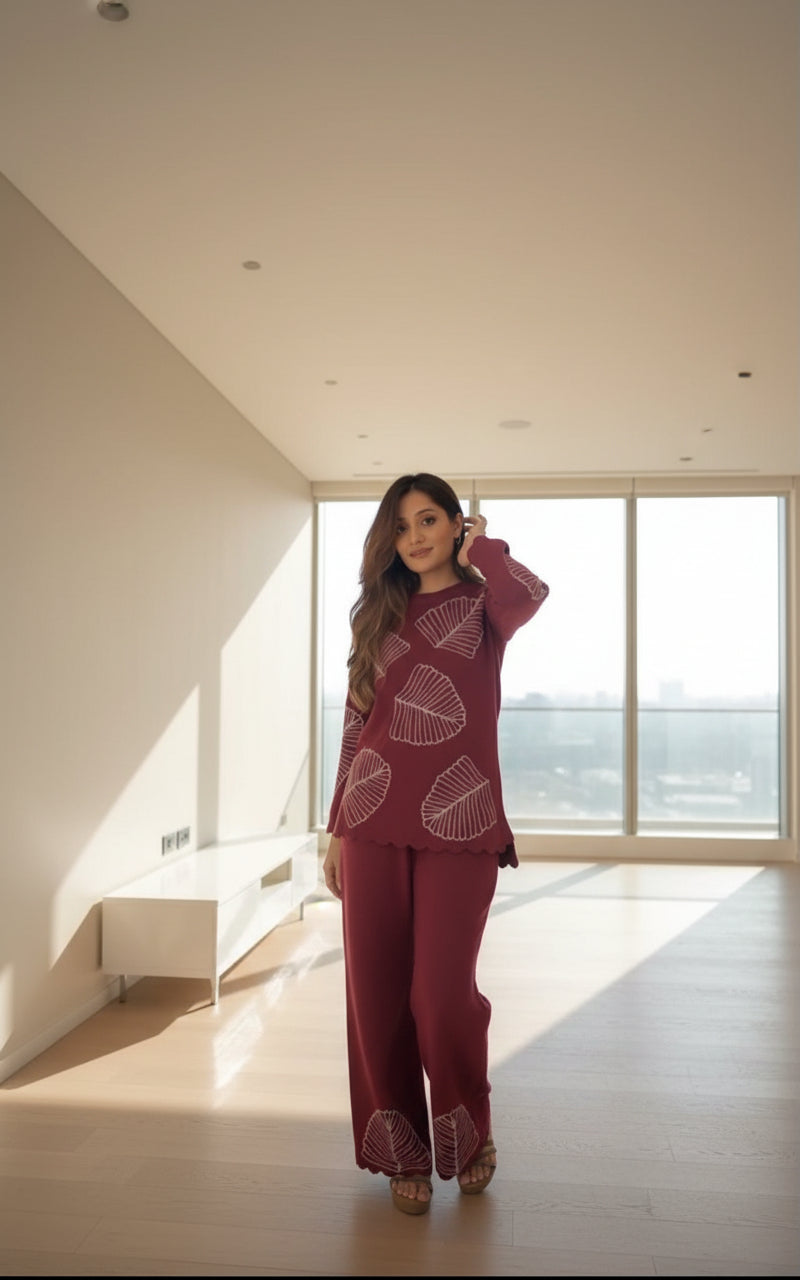 Soft wool cord set (167)