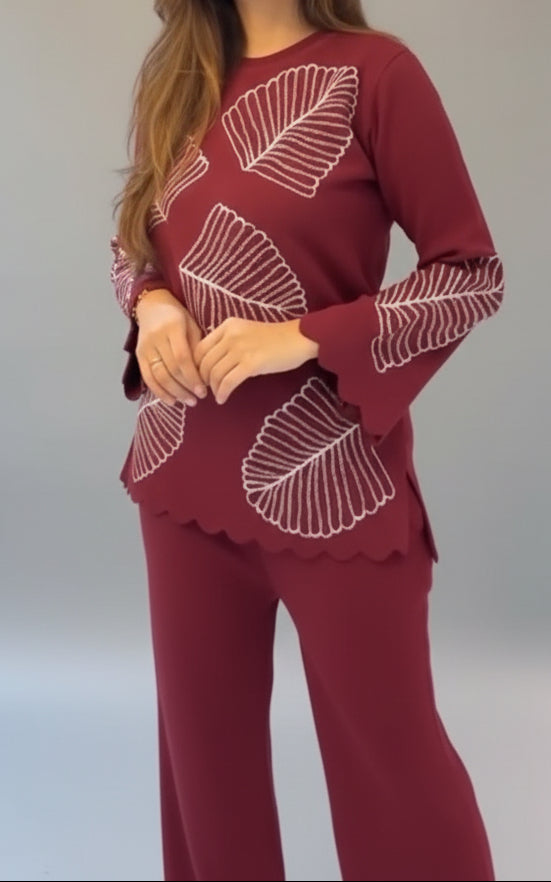 Soft wool cord set (167)