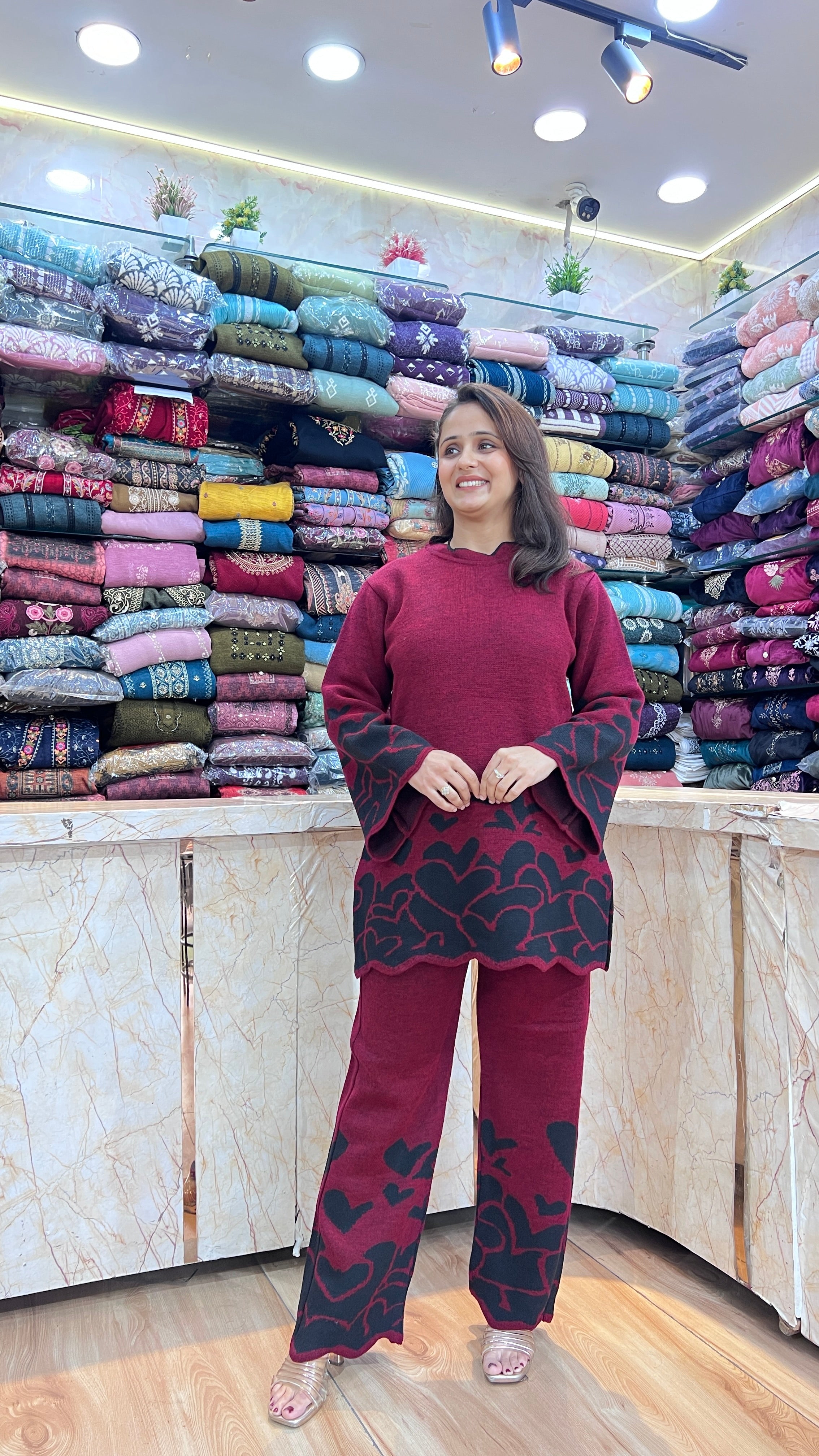 Soft wool cord set (2606)