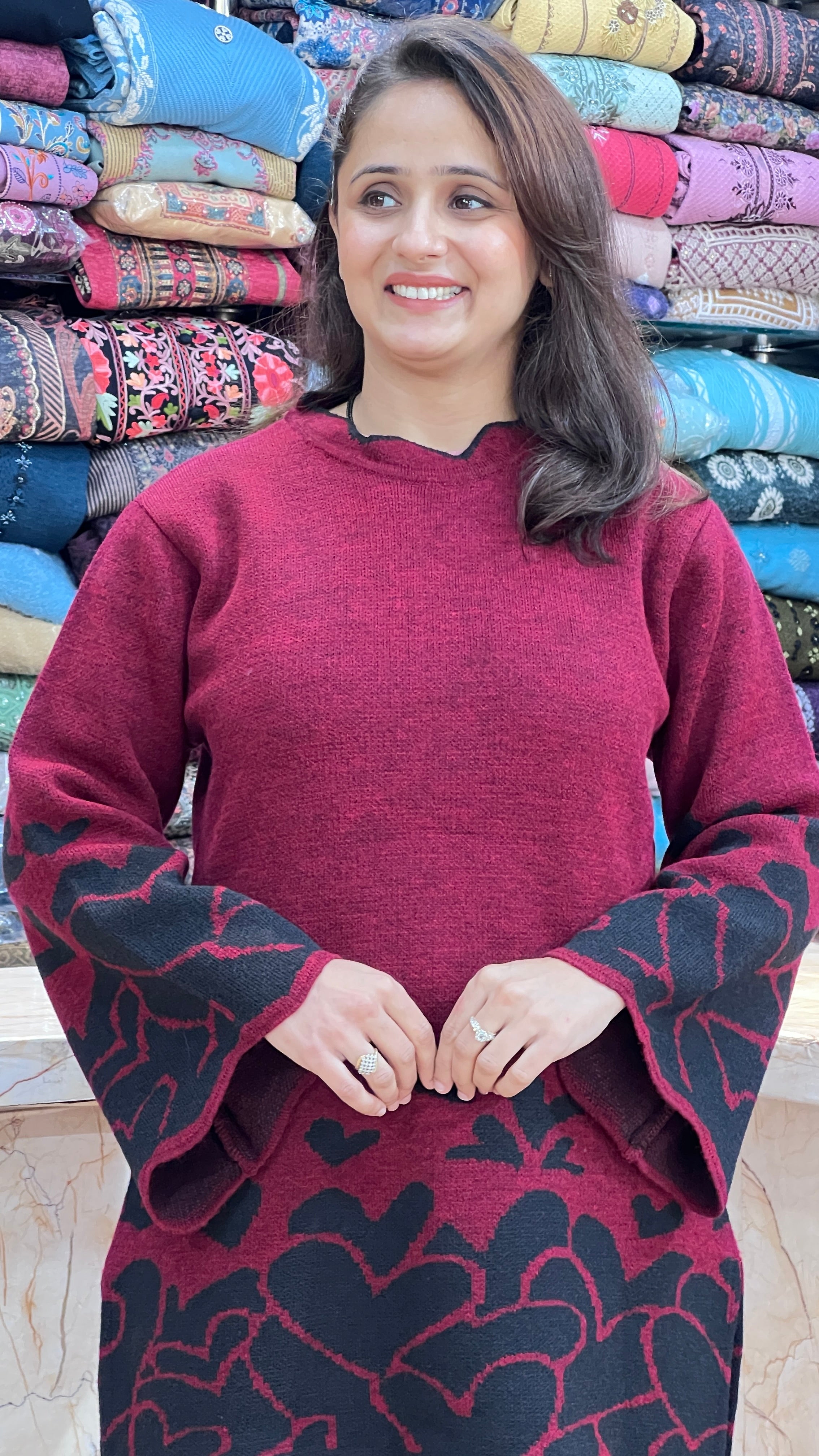 Soft wool cord set (2606)