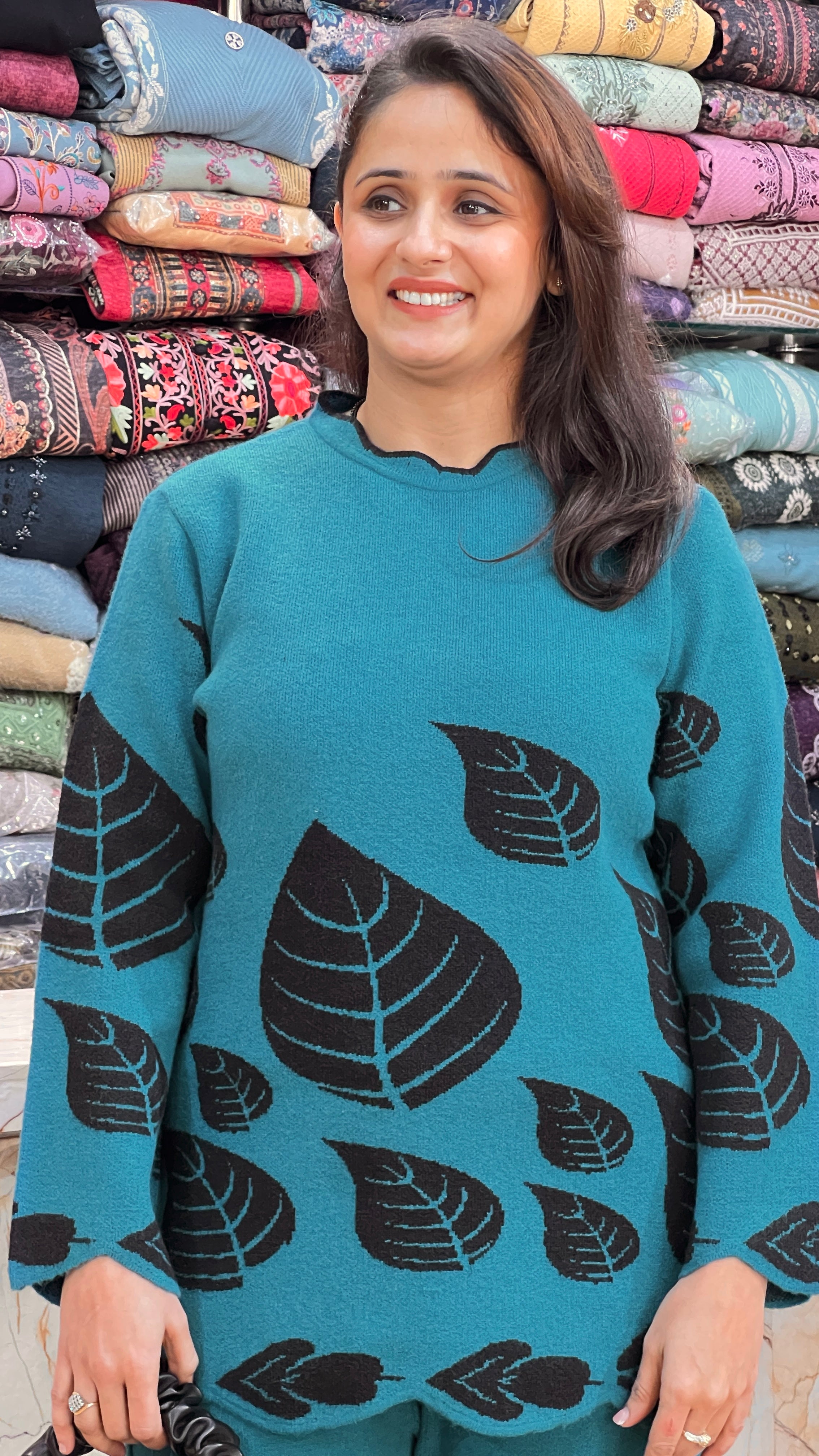 Soft wool cord set (2608)