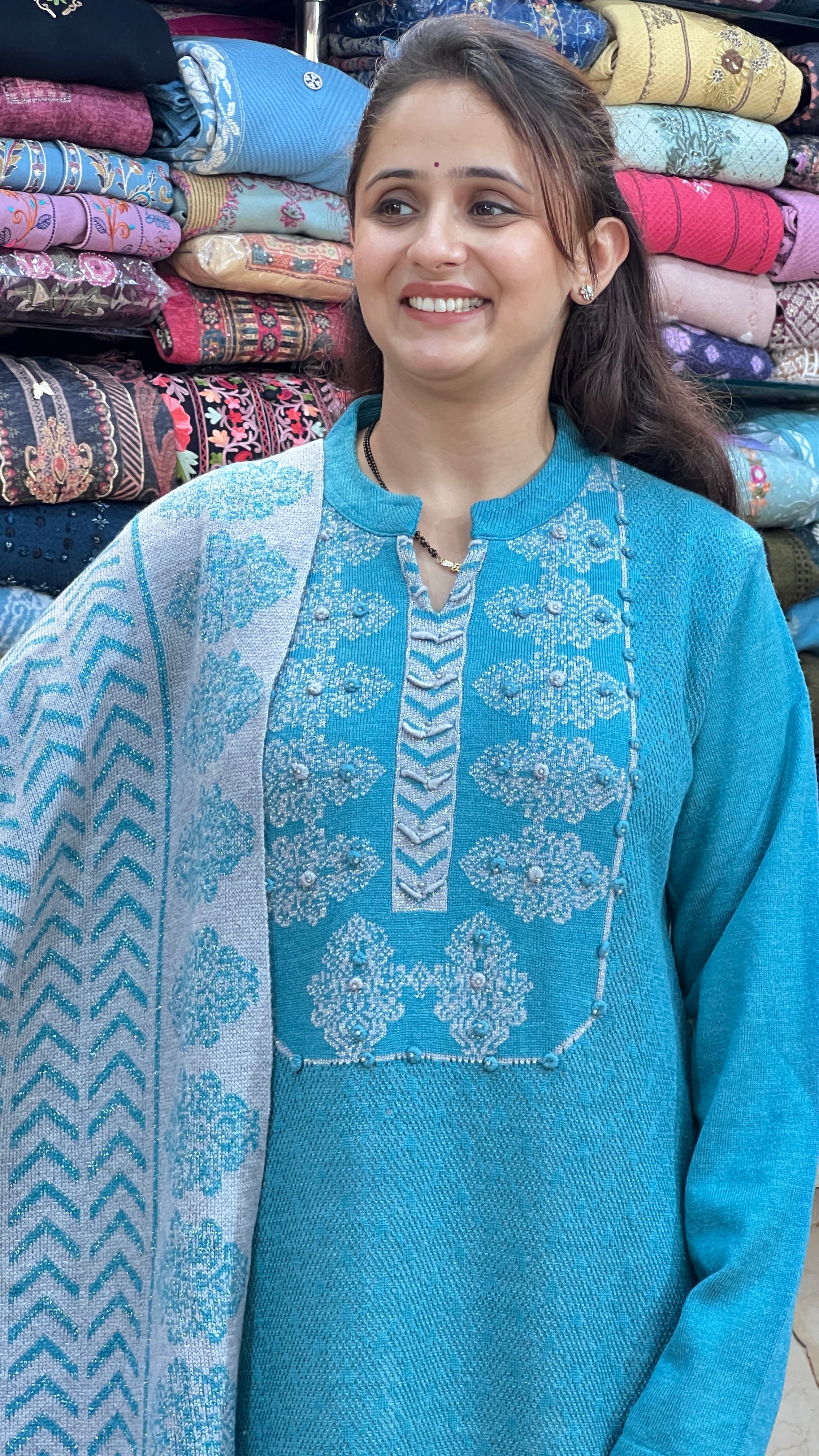 Heavy knitted wool suit (port 267)