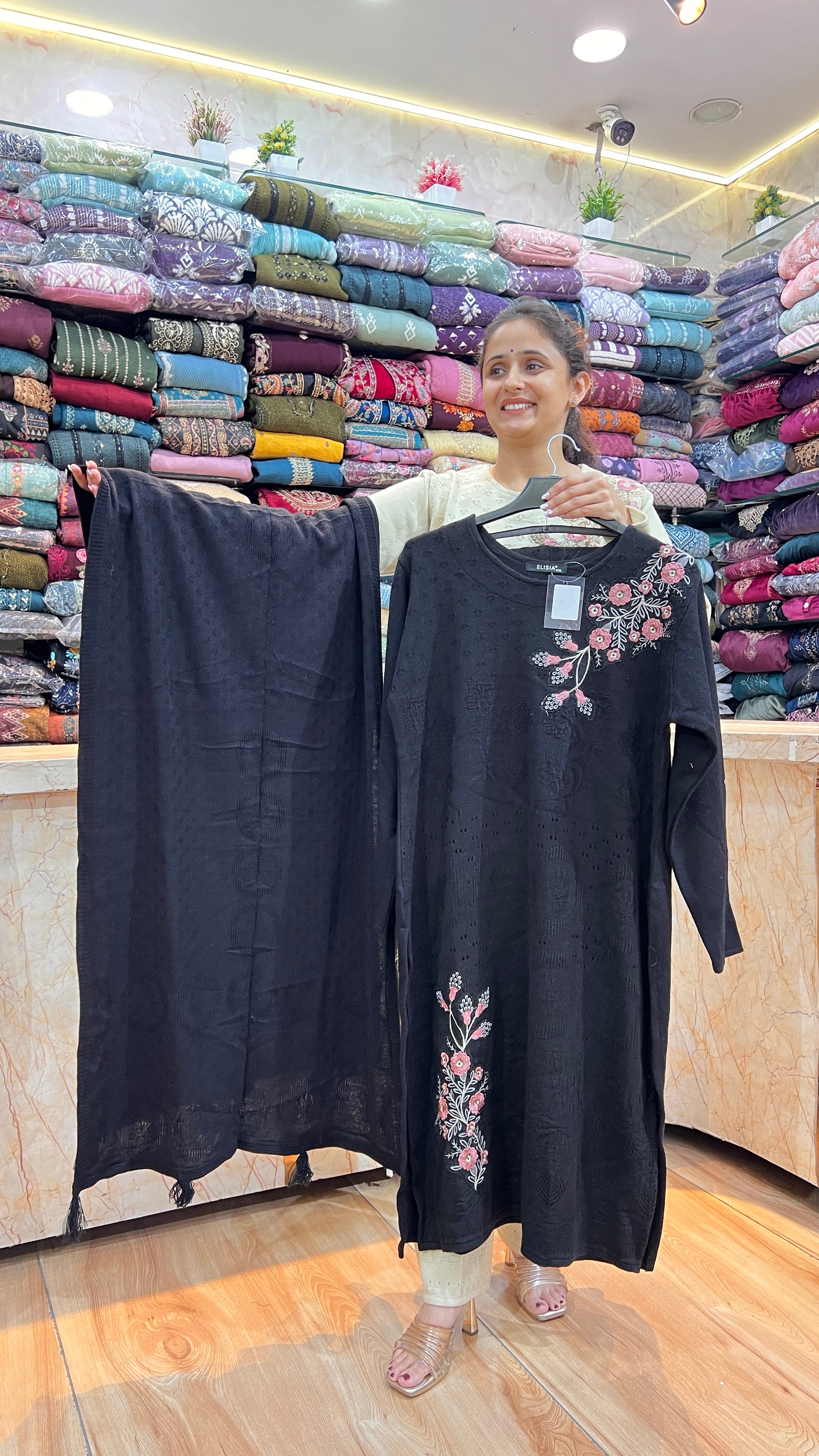 Premium wool knitted suit (dc367)