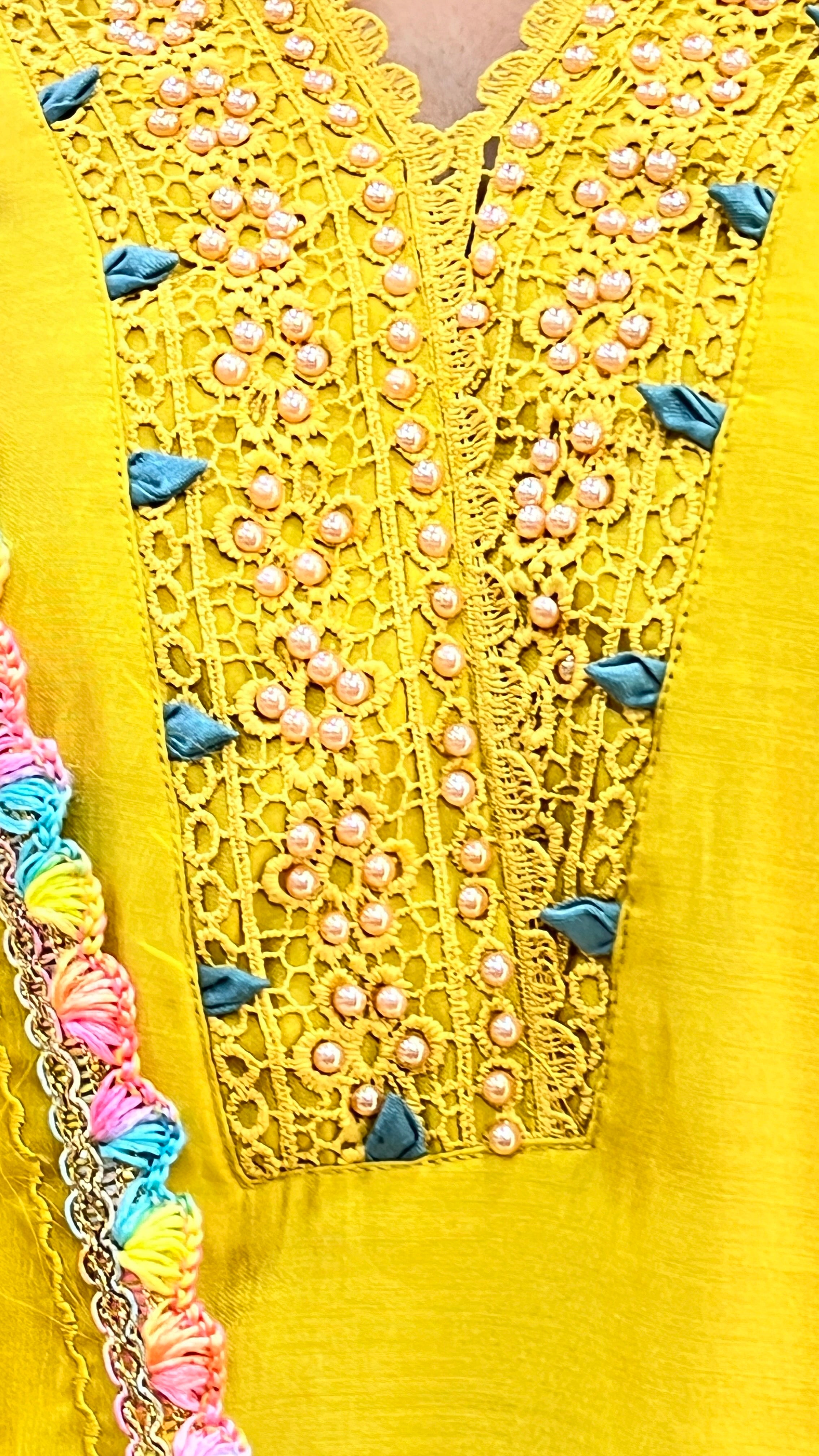 pakistani suit with designer dupatta