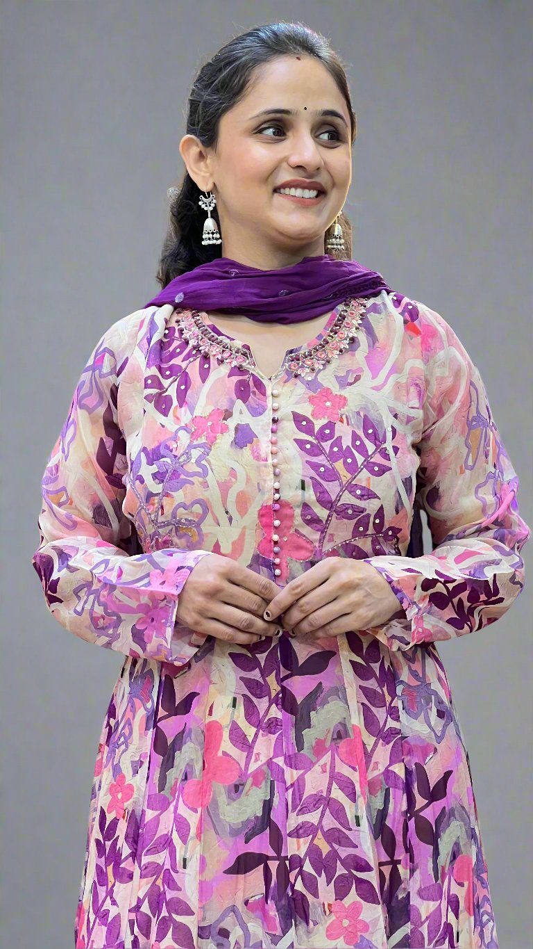 azya pure chinon suit