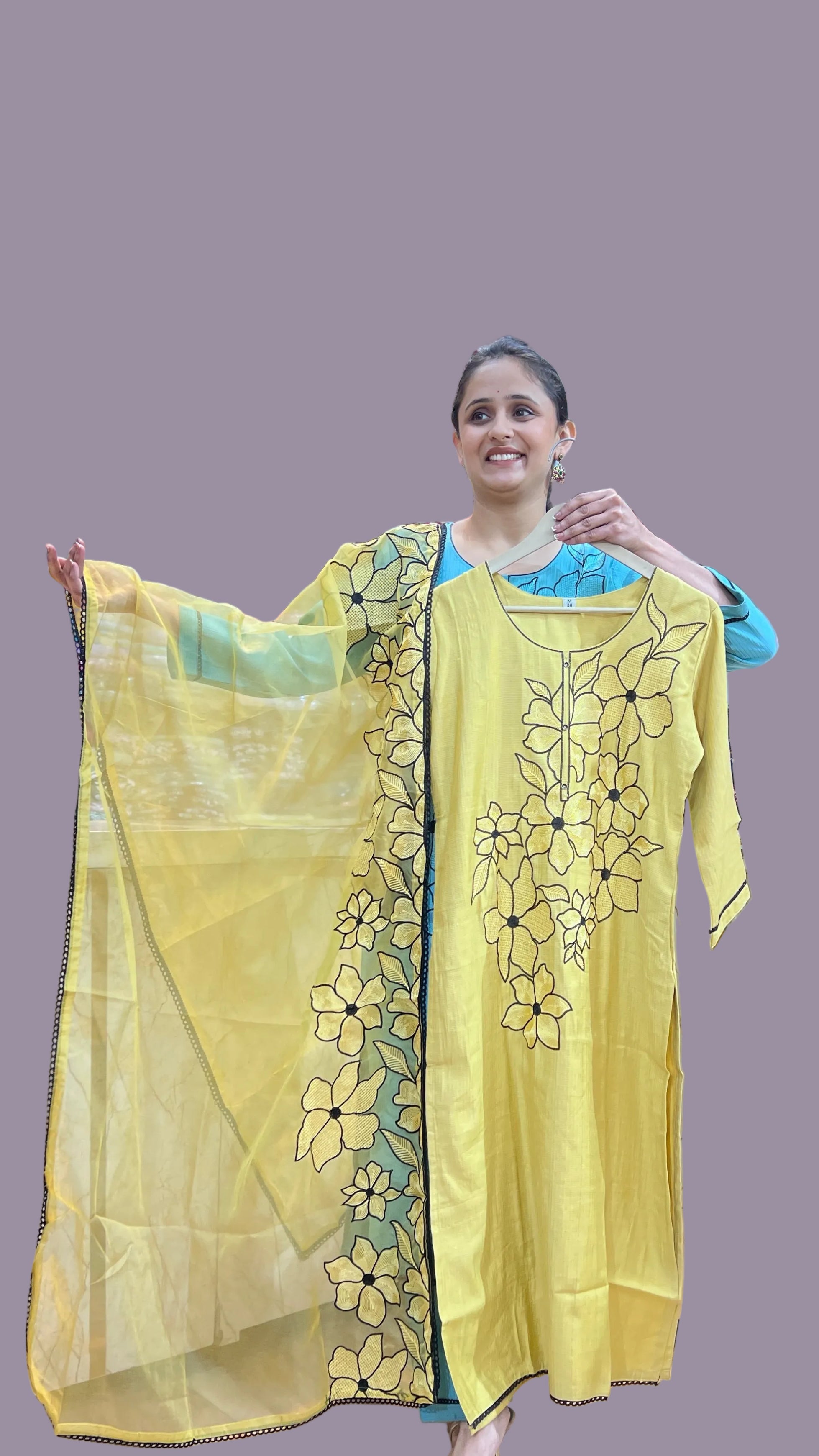 Designer cotton suit (na 1467)