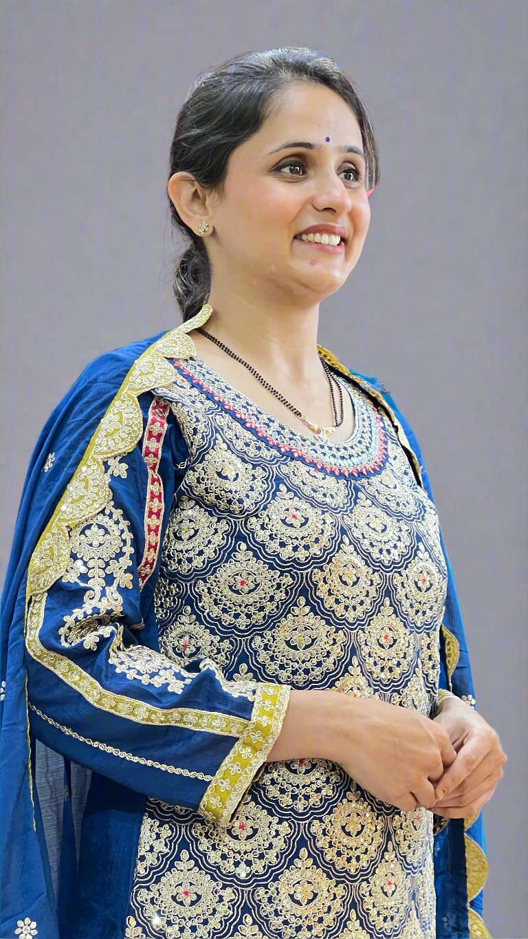 Pakistani heavy zari work suit