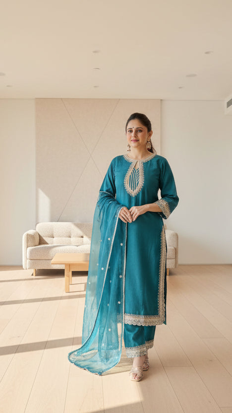 Jacquard cotton suit (na 1367)