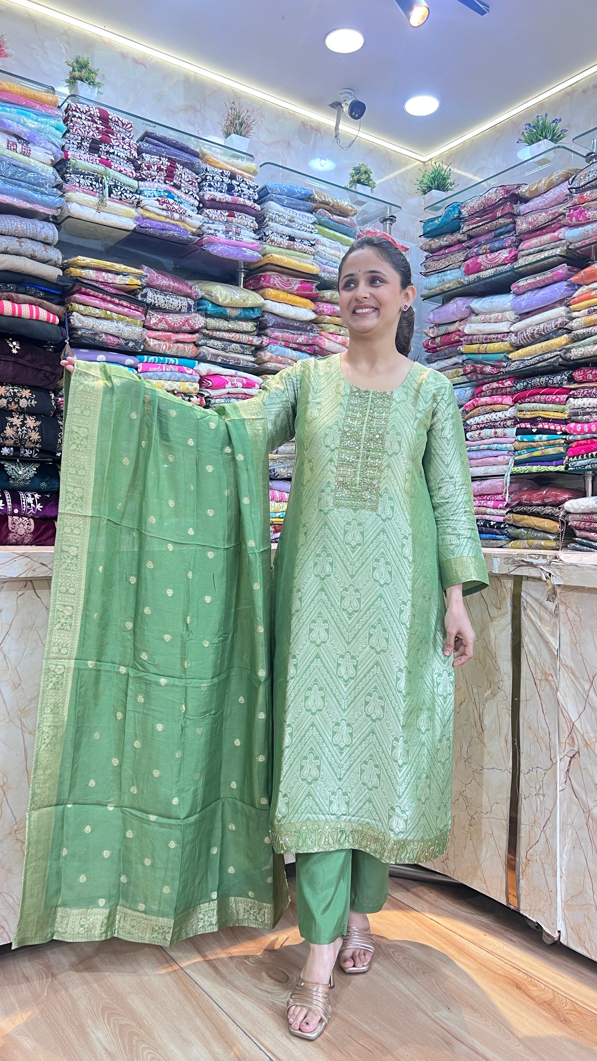 Pure banarsee suit ( na 1167 )