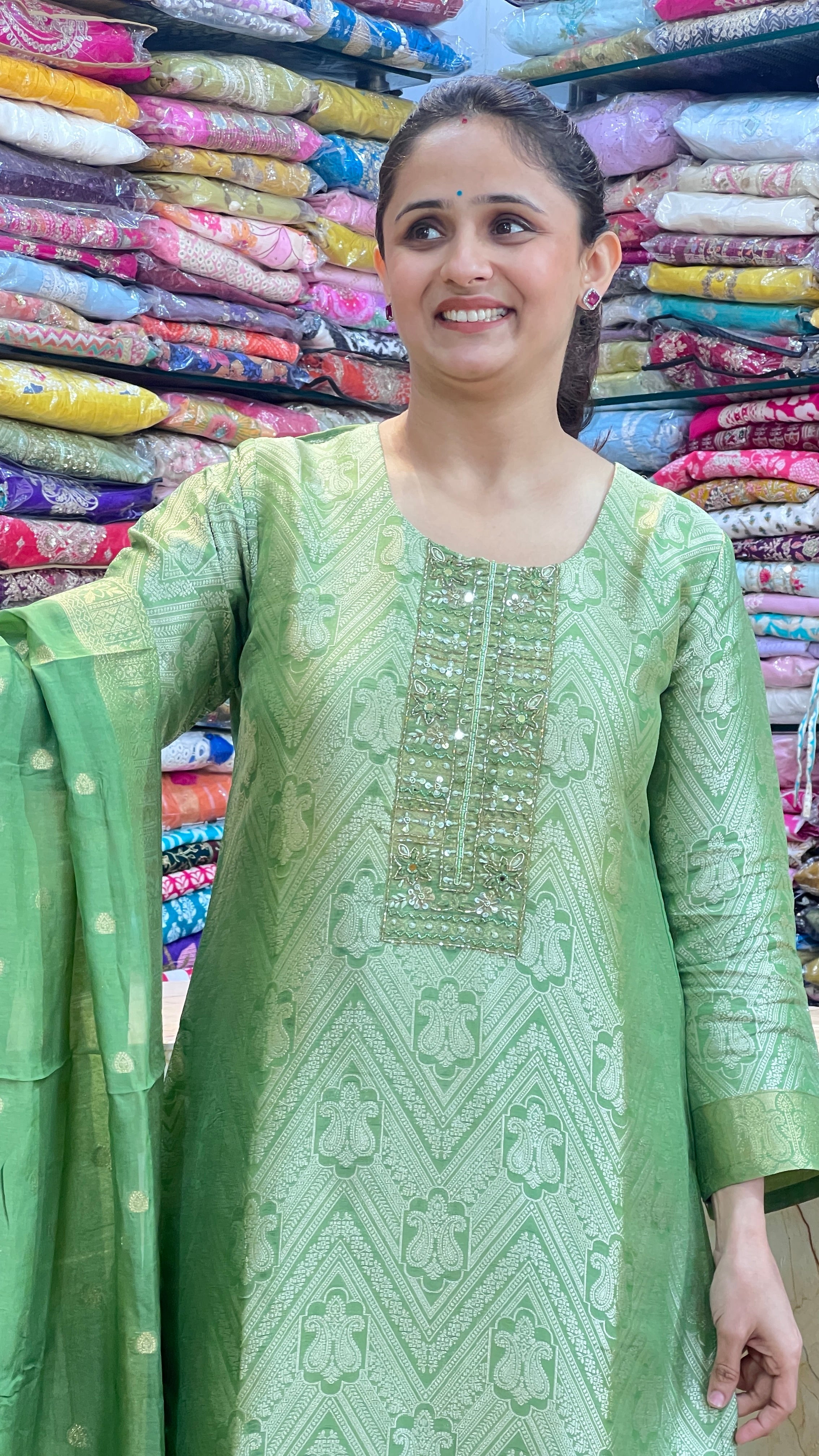 Pure banarsee suit ( na 1167 )