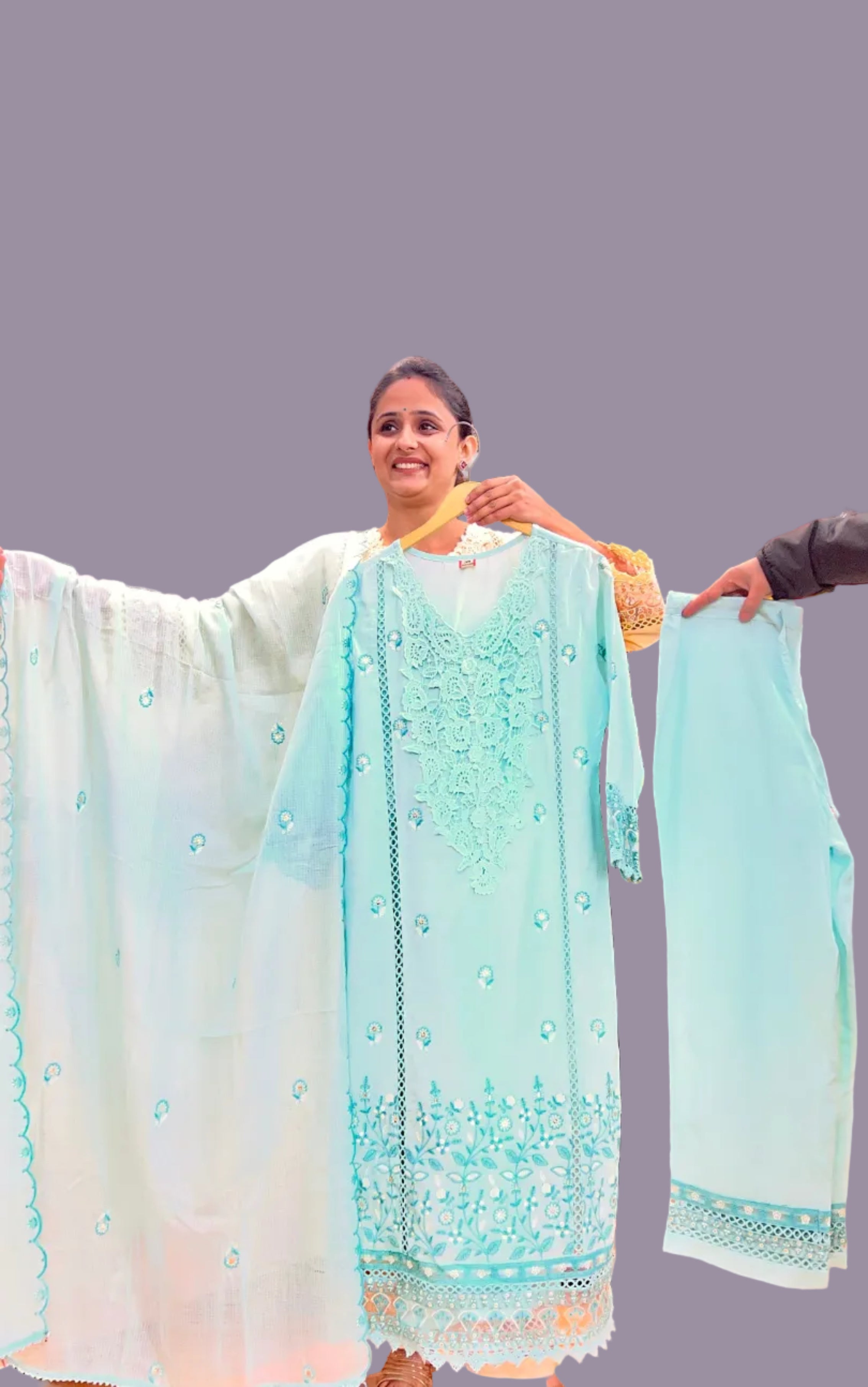 Premium mul cotton suit (tj 226670)