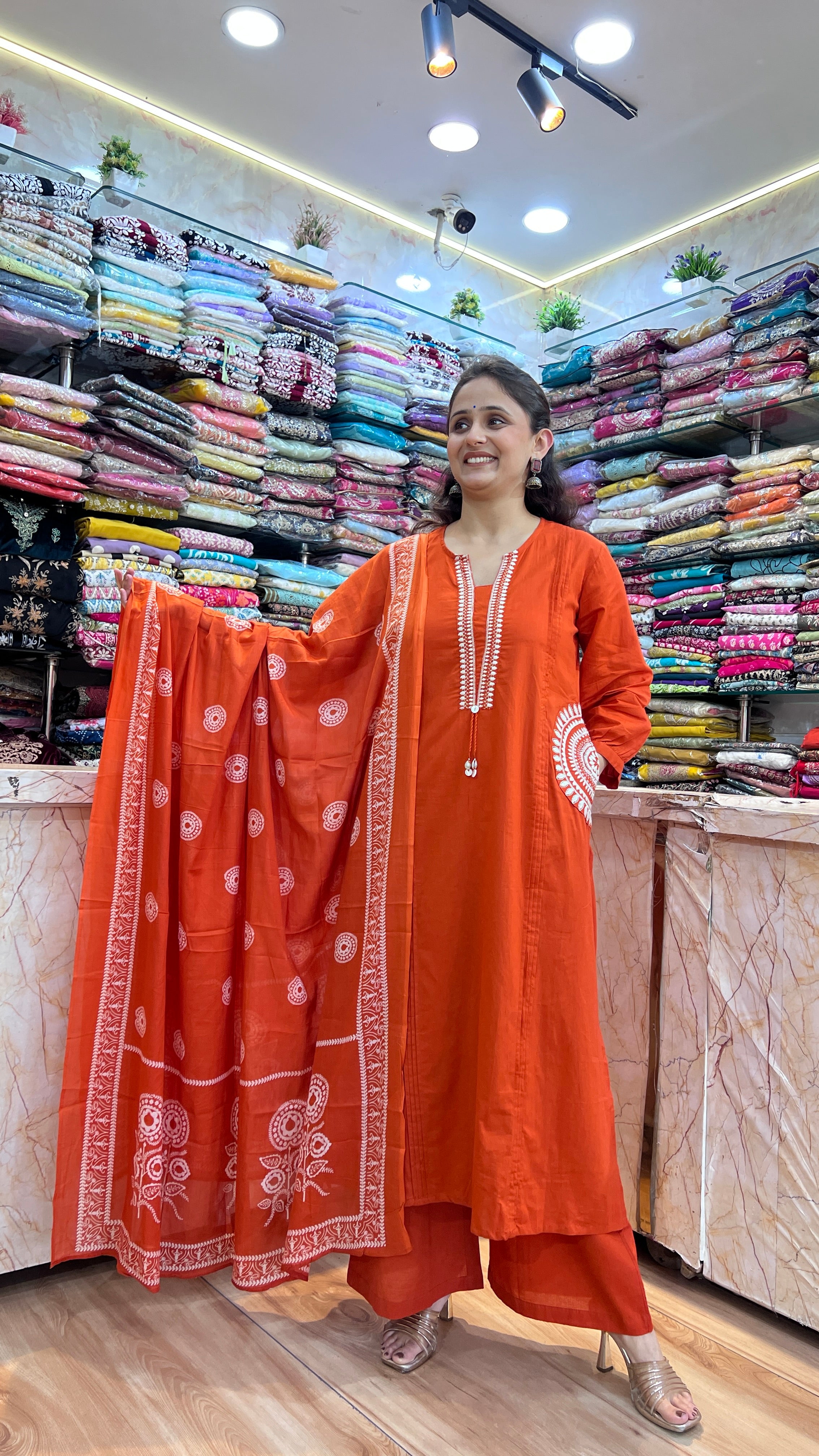 Designer pure cotton suit ( tj 23267 )