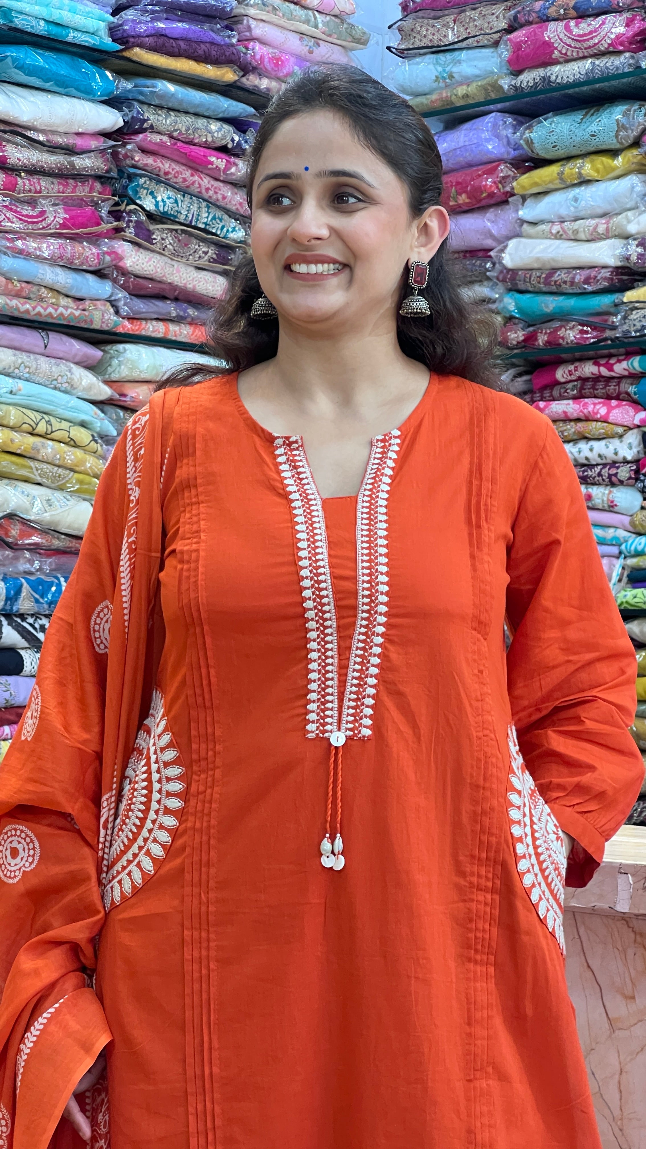 Designer pure cotton suit ( tj 23267 )