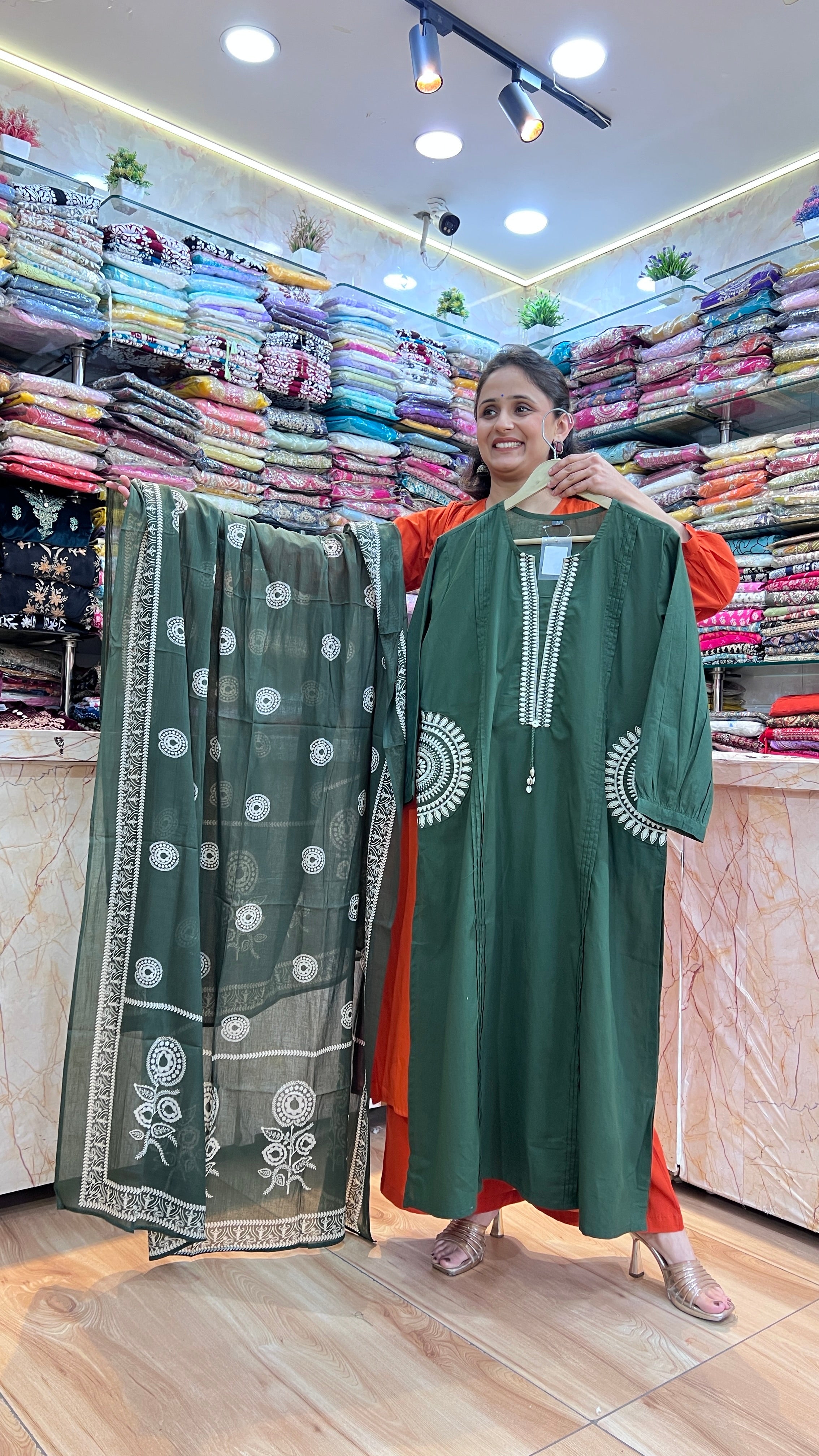 Designer pure cotton suit ( tj 23267 )