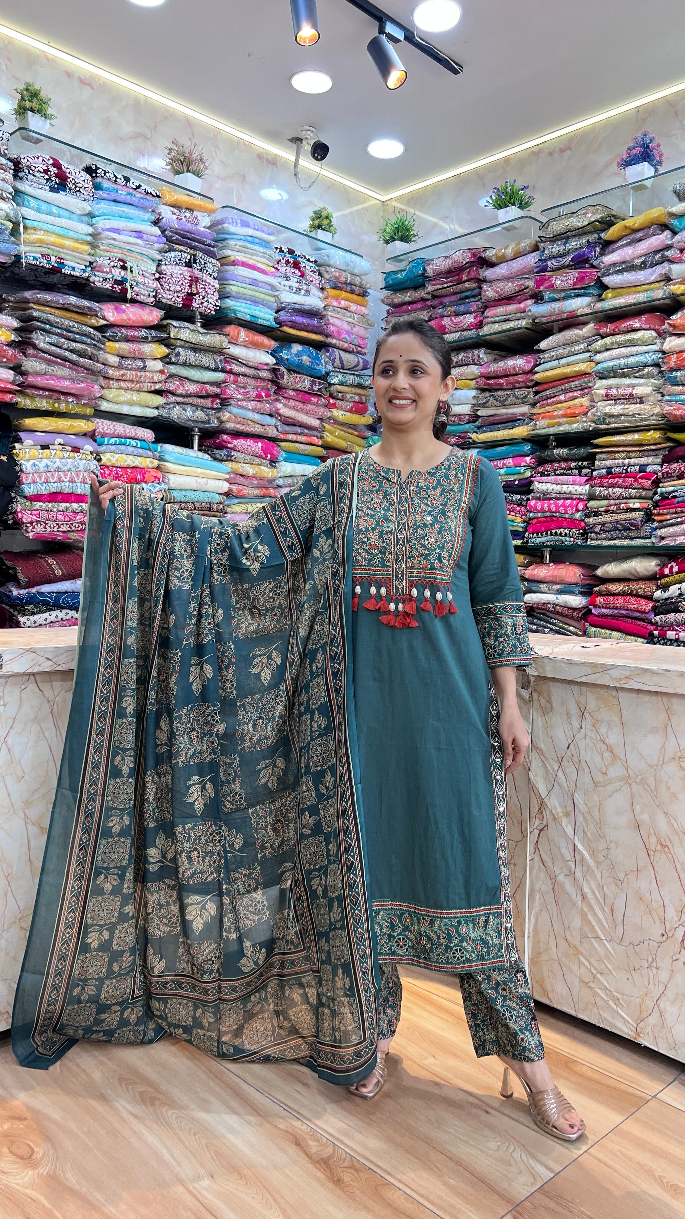 Anya pure cotton suit ( tj 23267 )