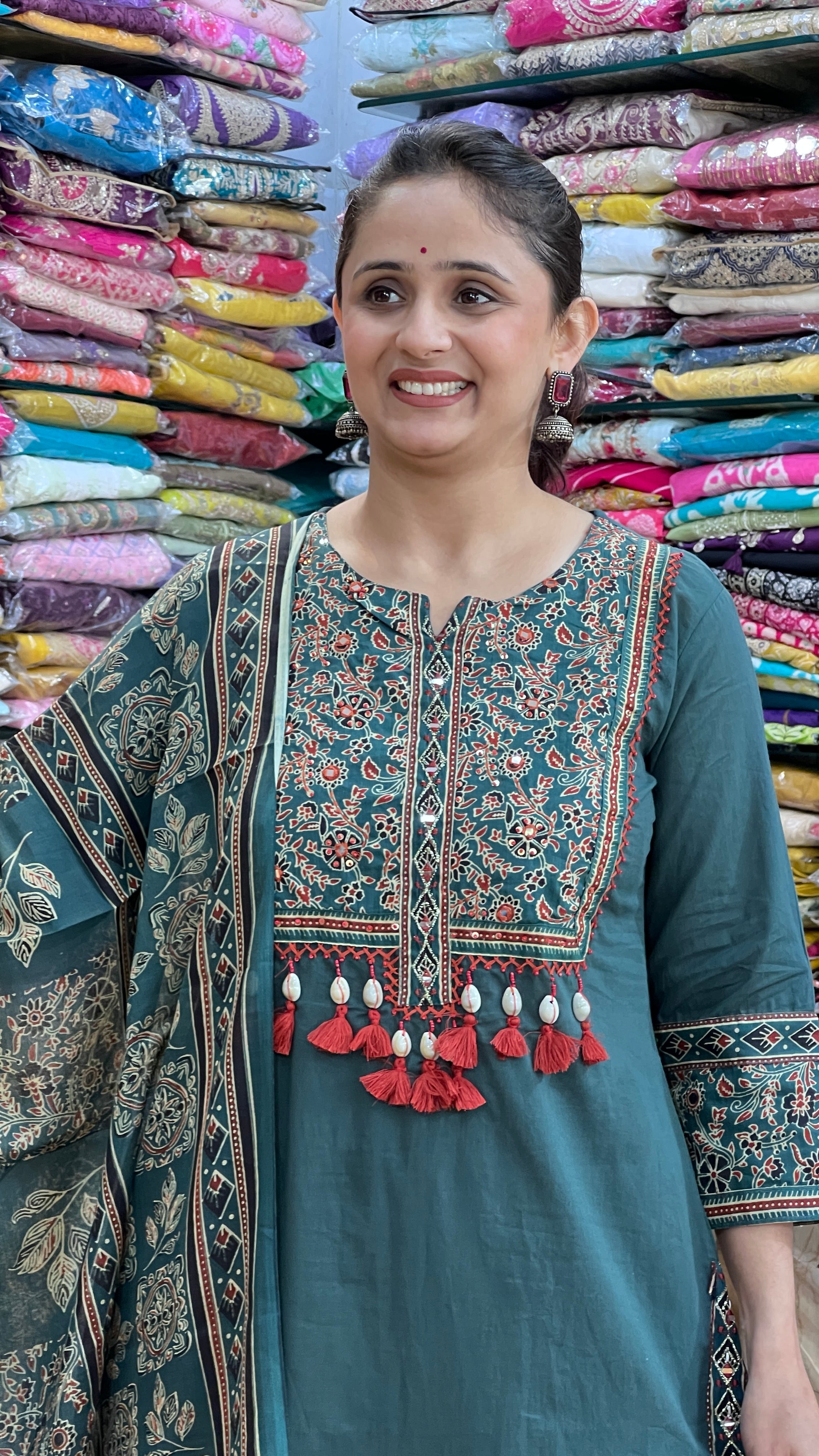 Anya pure cotton suit ( tj 23267 )