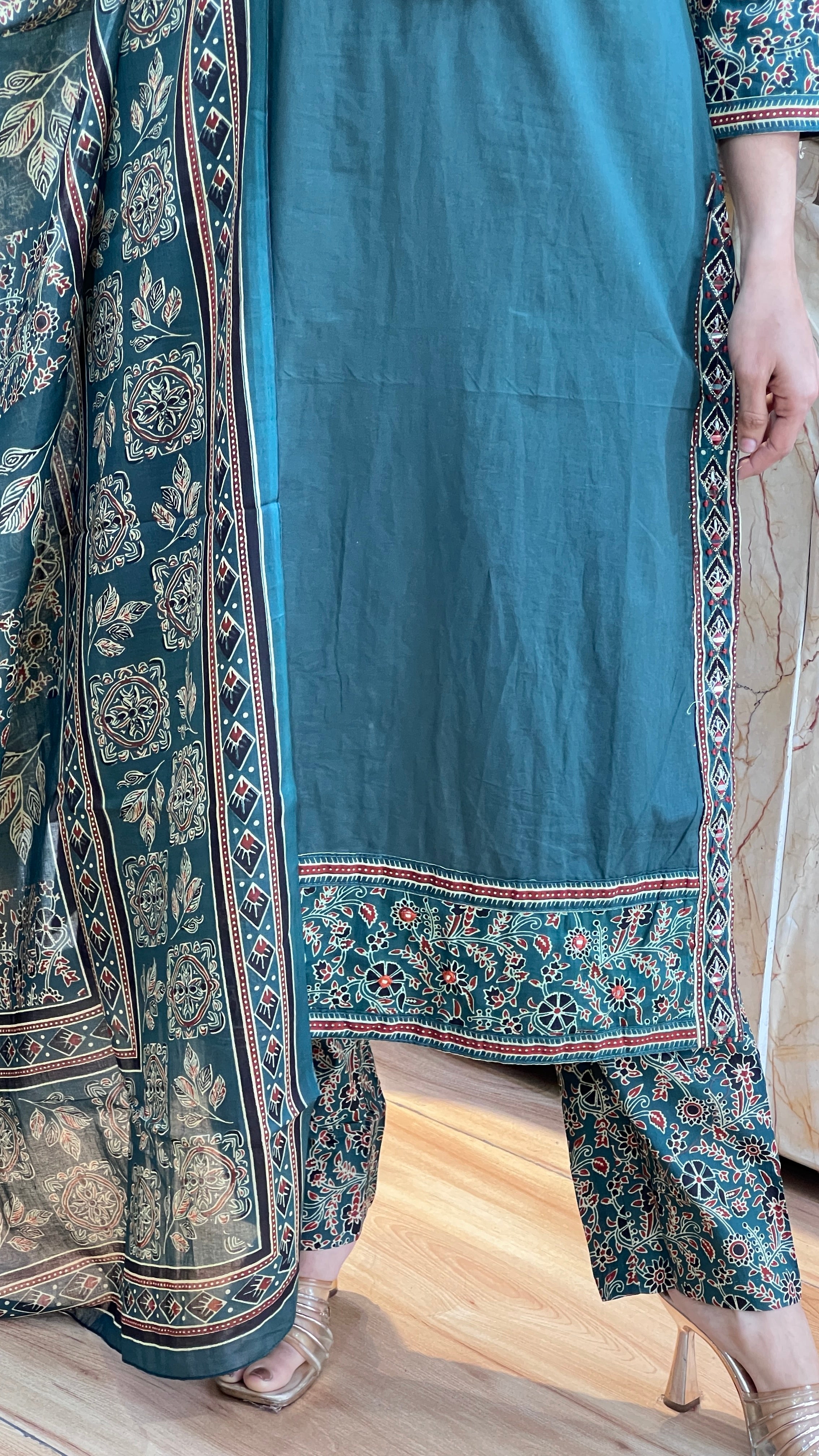 Anya pure cotton suit ( tj 23267 )