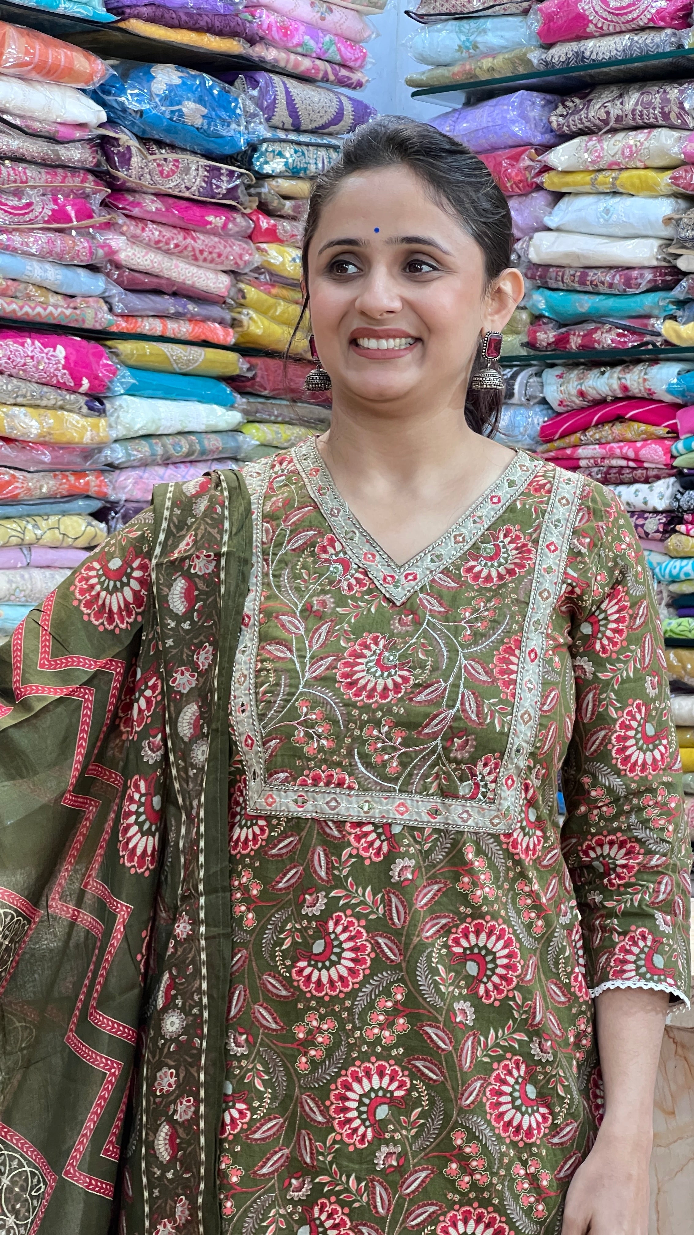 Pure cotton plazo suit ( tls 11967 )