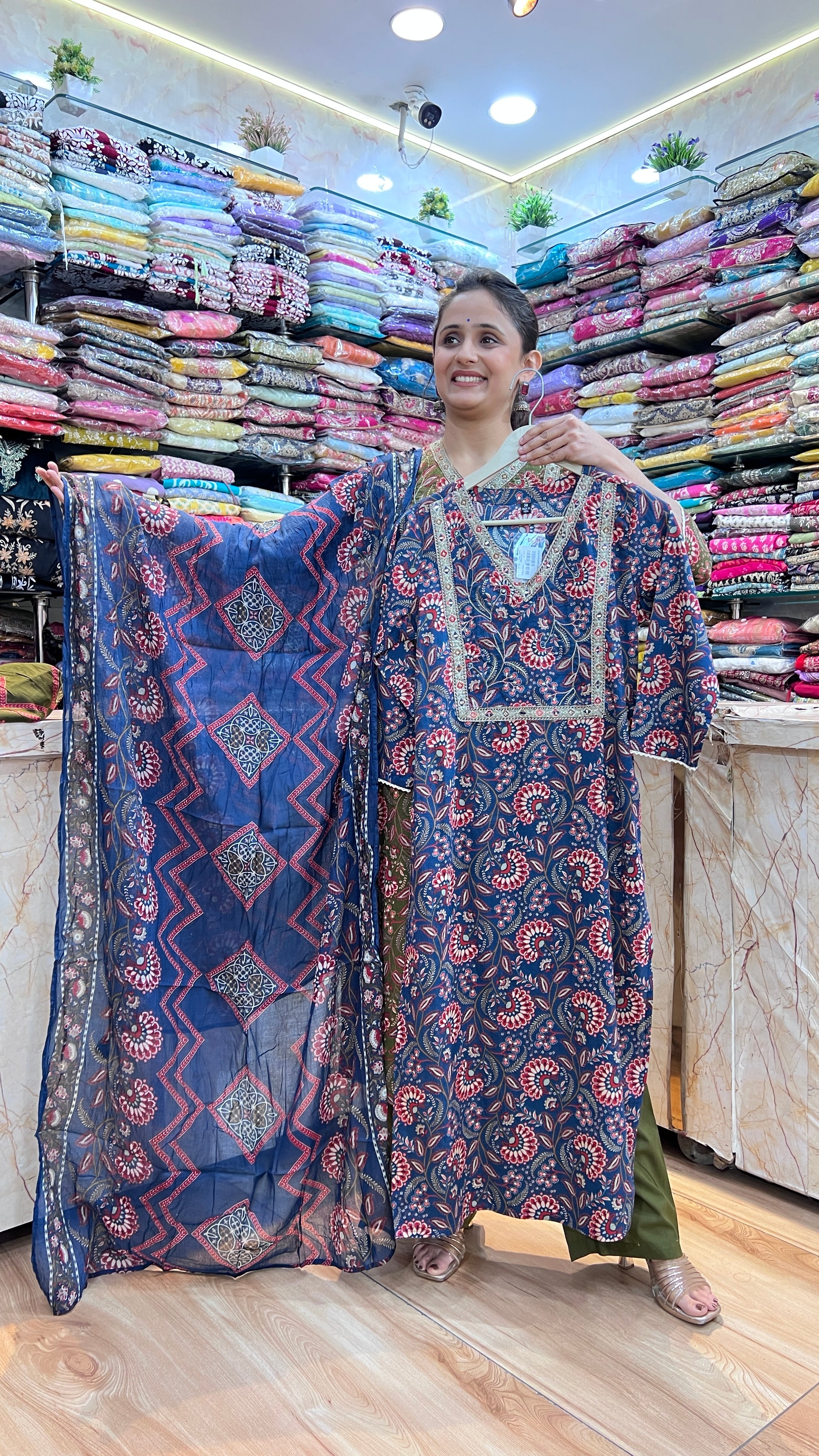 Pure cotton plazo suit ( tls 11967 )