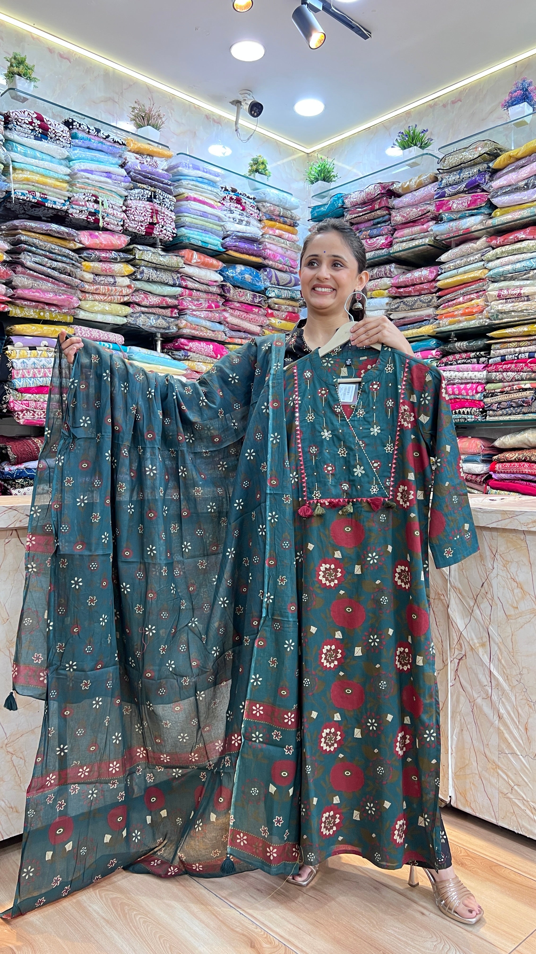 Pure cotton plazo suit ( tls 11867 )