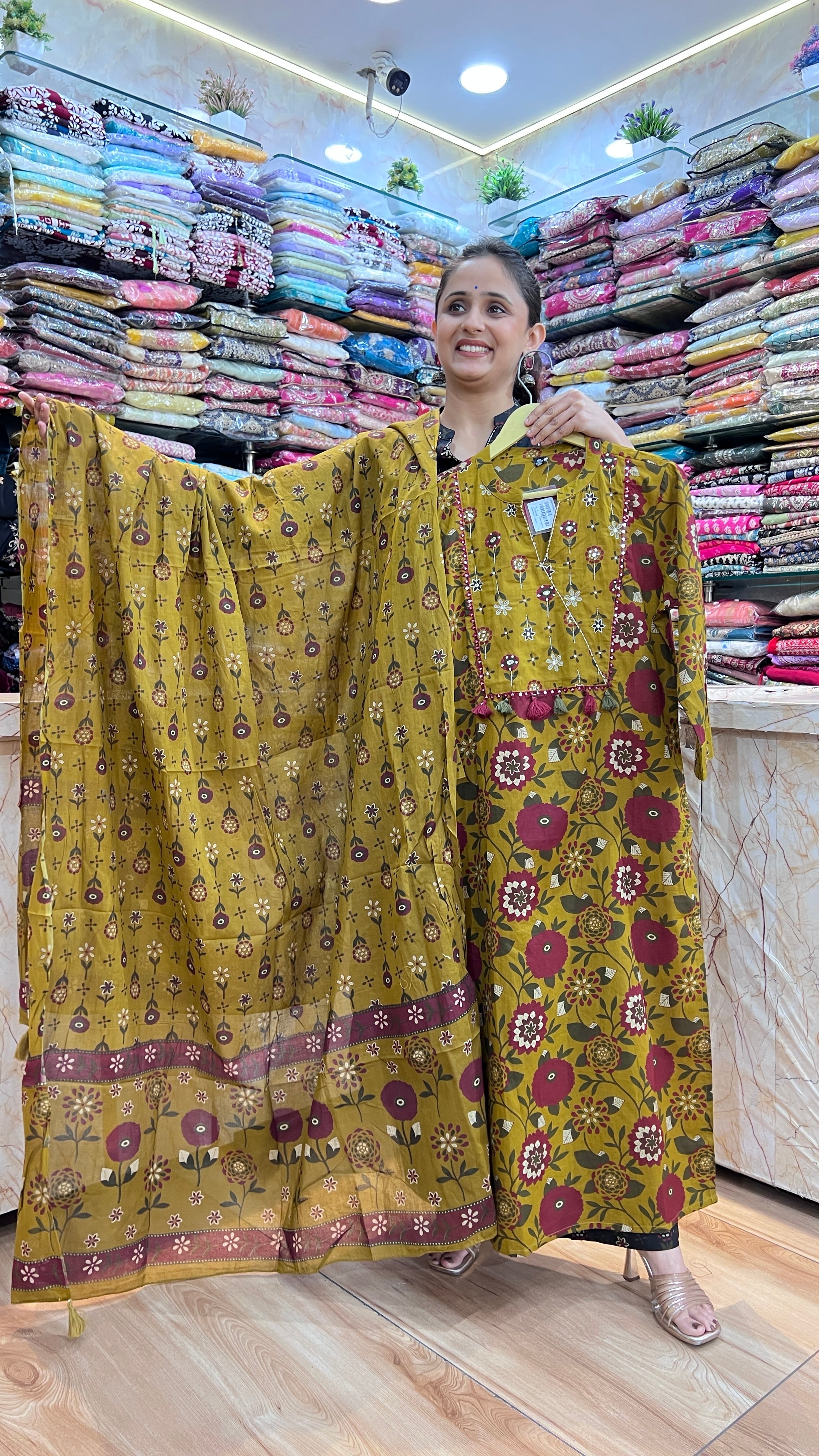 Pure cotton plazo suit ( tls 11867 )