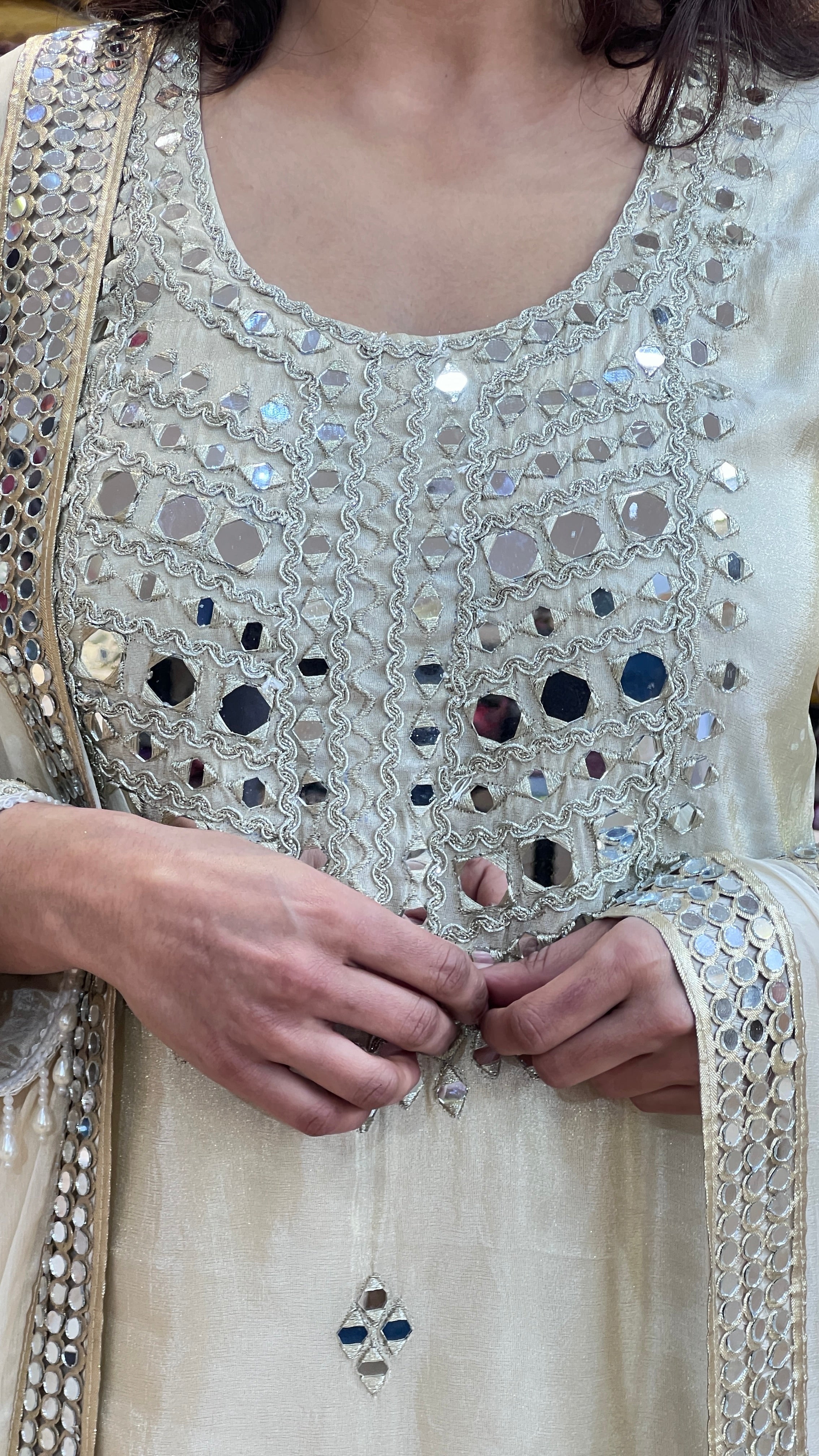 Mirror work plazo suit ( tls 12667 )