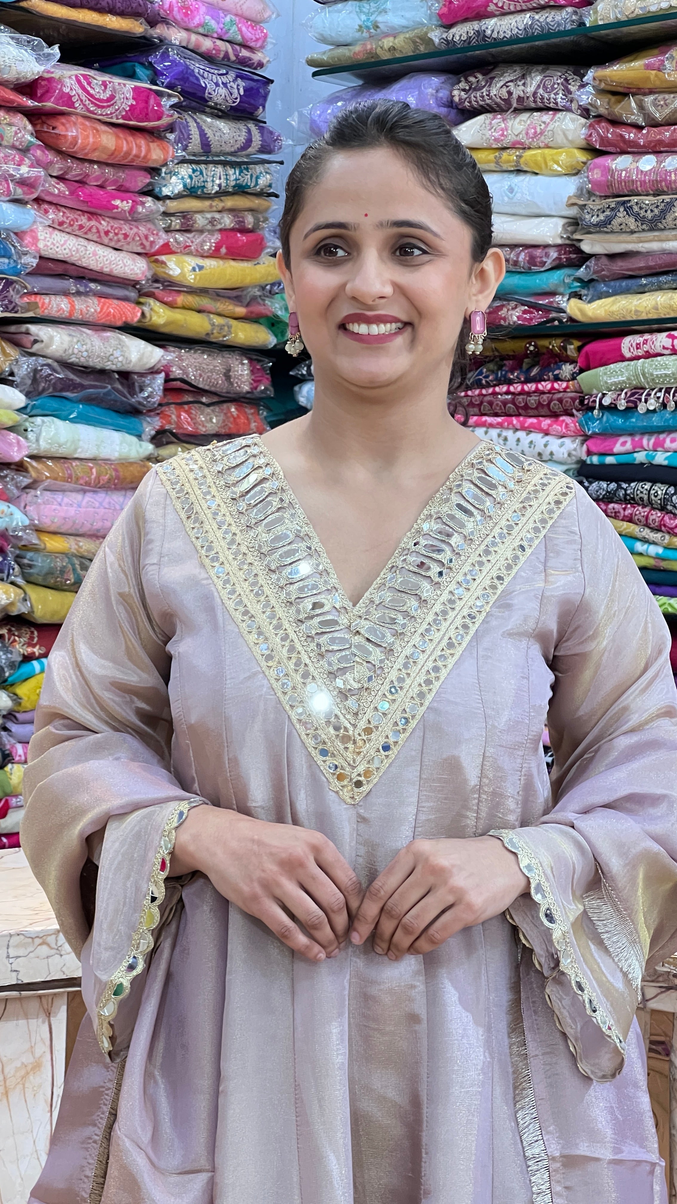 Paplan style shimmer tissue suit ( ym 57267 )
