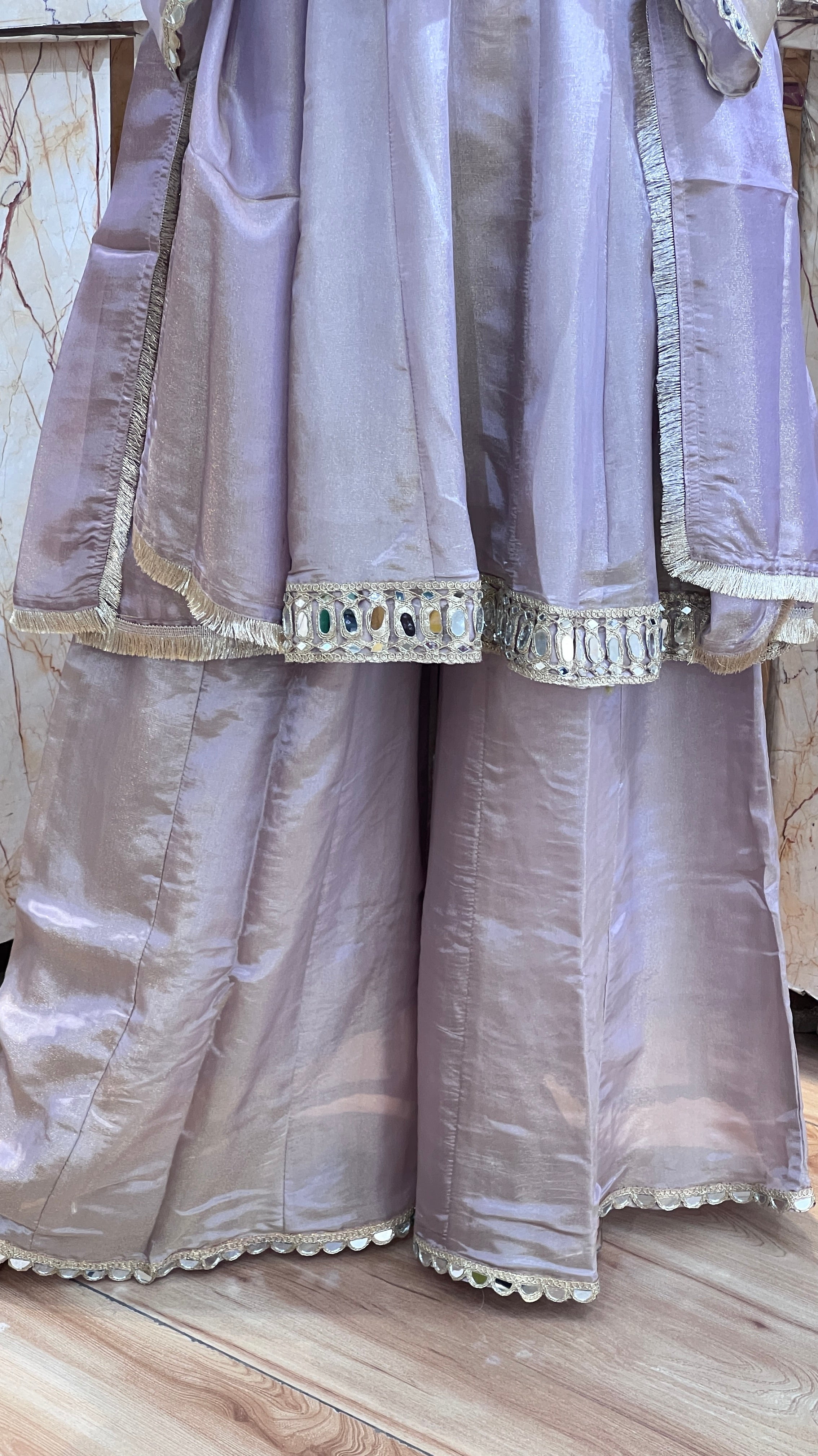 Paplan style shimmer tissue suit ( ym 57267 )