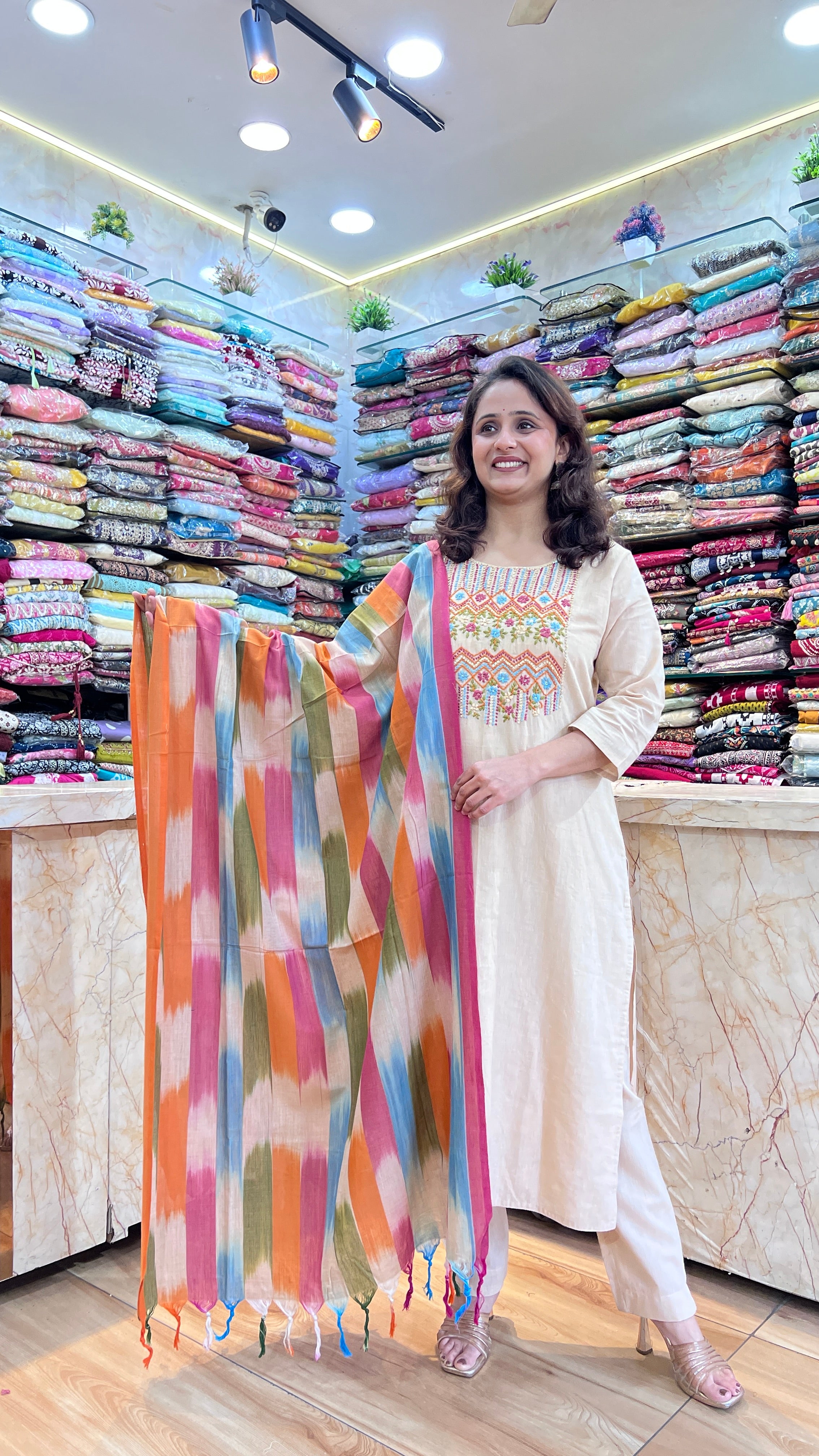 South cotton designer suit ( ym 58167 )