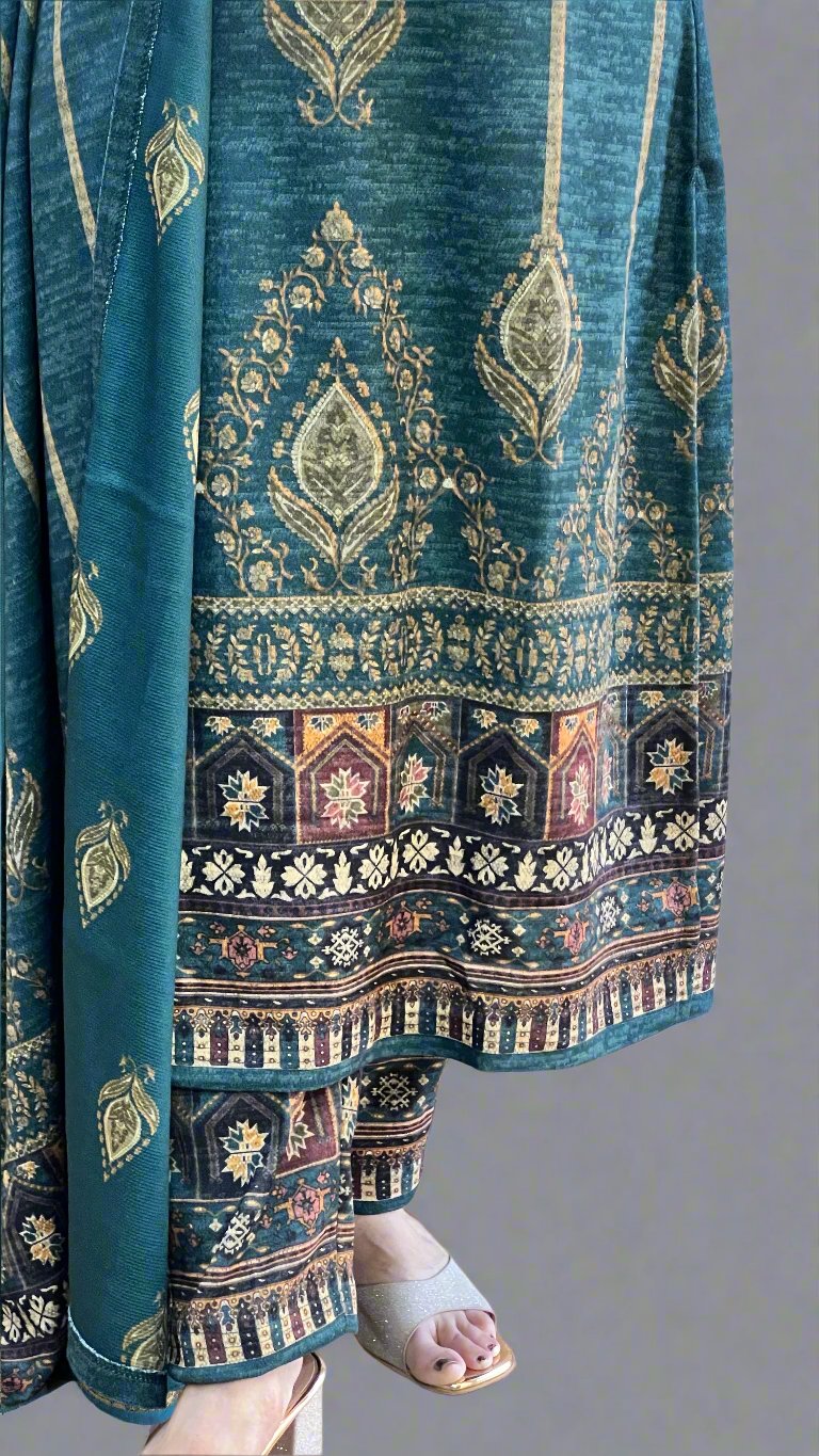 asya karachi wool suit