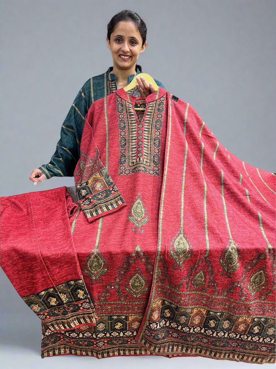 asya karachi wool suit