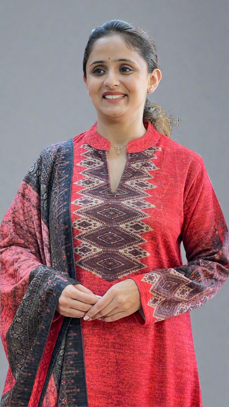 ajass karachi wool suit