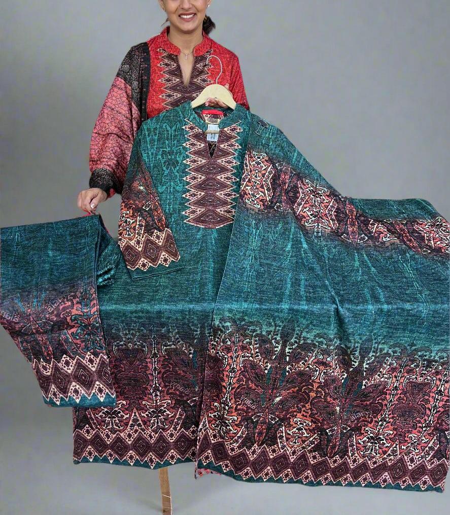 ajass karachi wool suit