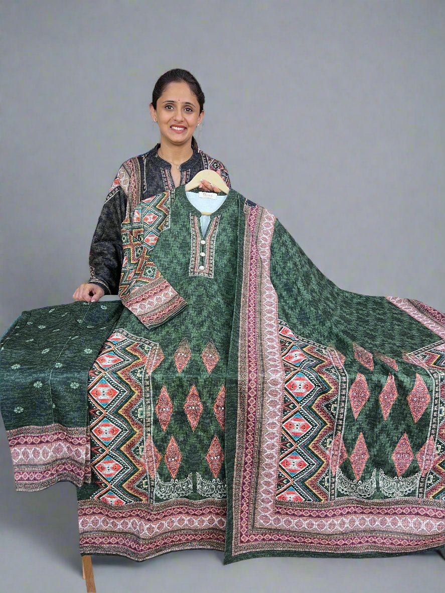 adhya karachi wool suit