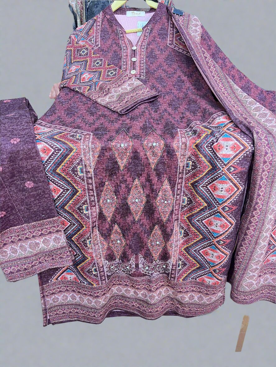 adhya karachi wool suit