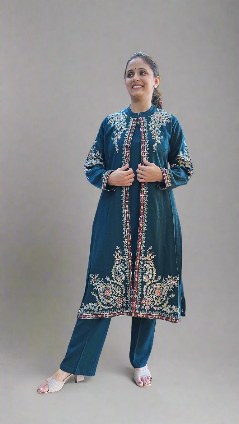 afnasa shrug suit ( daffodil wool )