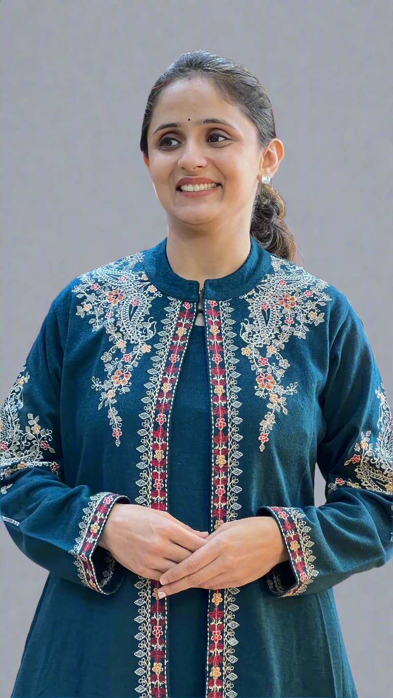 afnasa shrug suit ( daffodil wool )