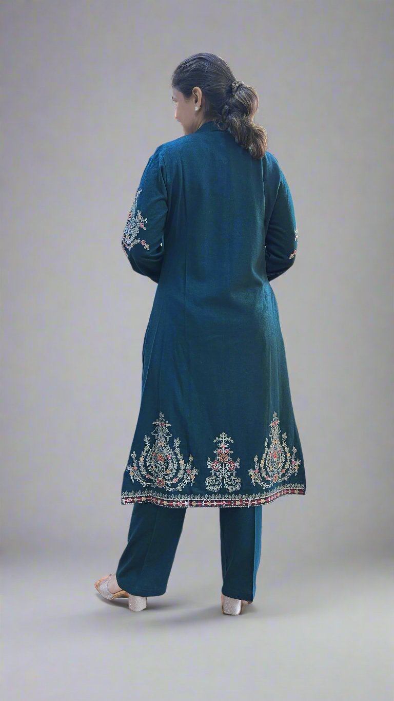 afnasa shrug suit ( daffodil wool )