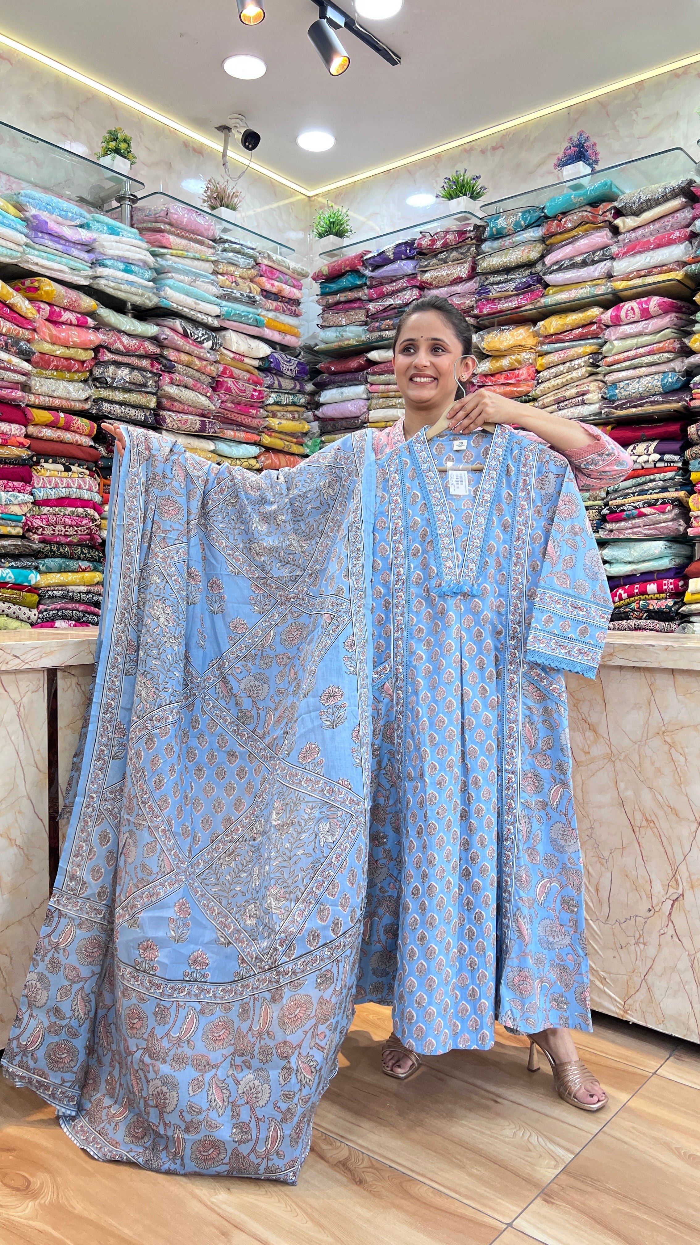 A-line premium cotton suit ( tls 13267 )