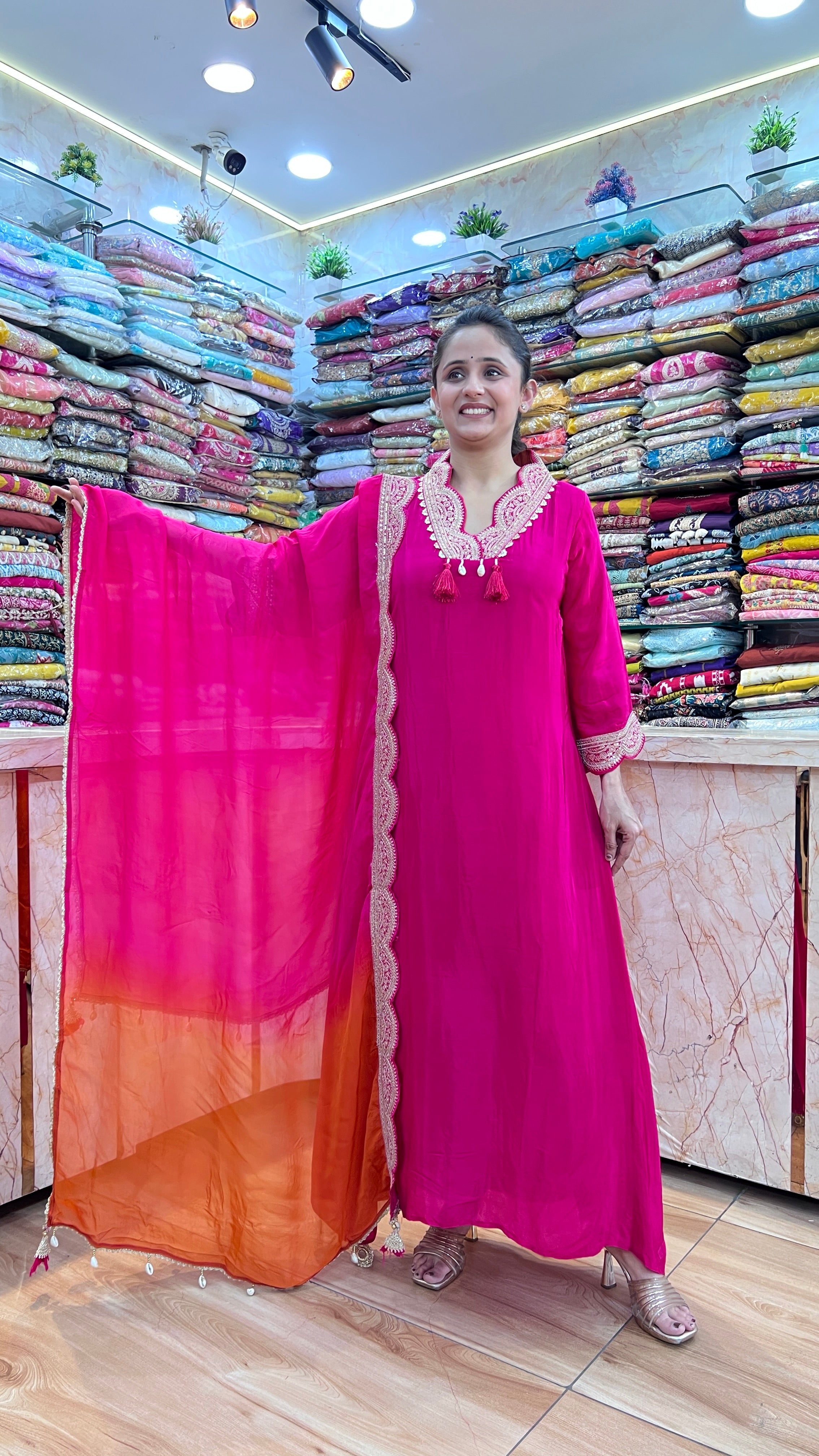 Pure crape c-cut pakistani suit ( tls 13567 )