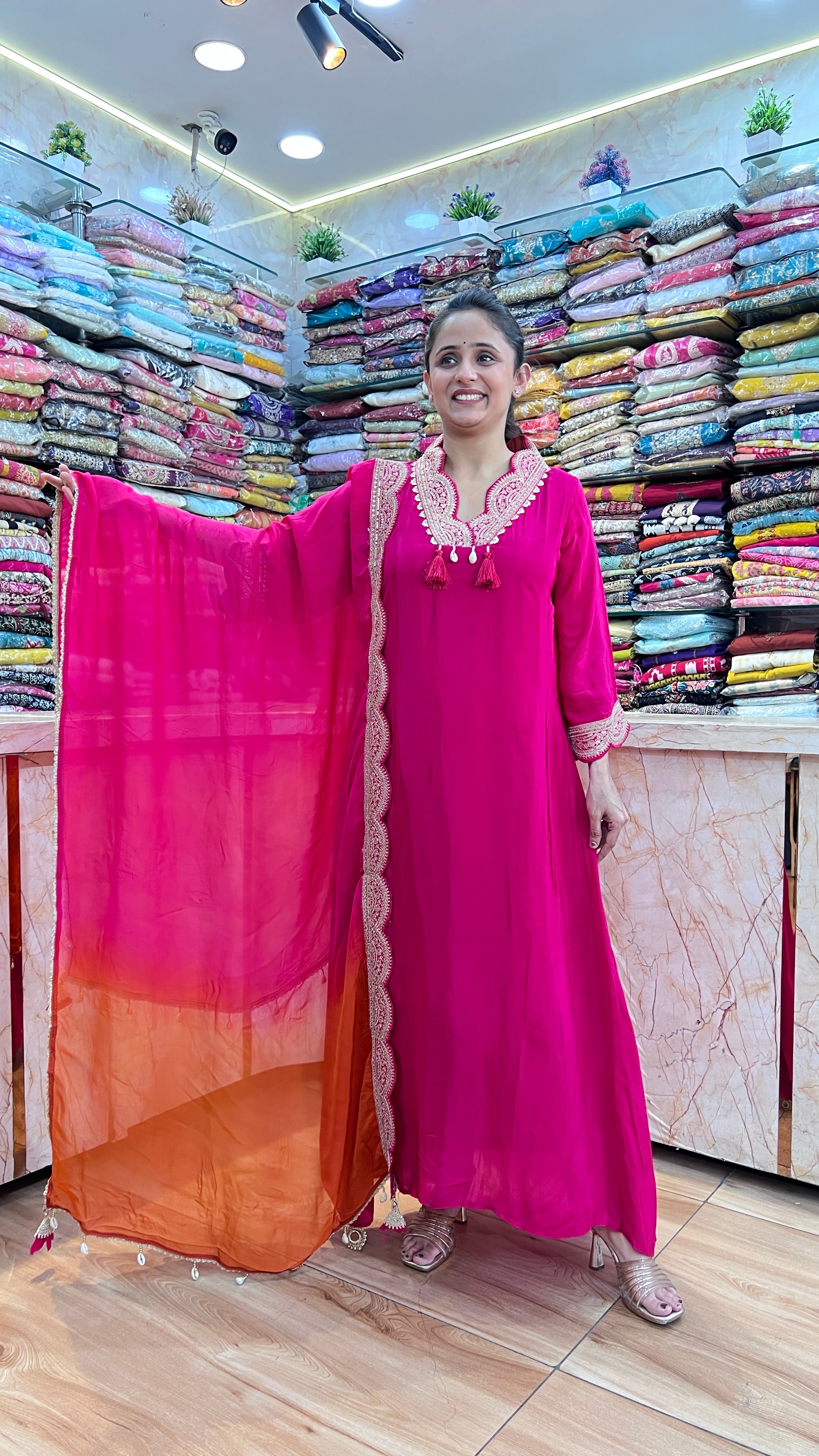 Pure crape c-cut pakistani suit ( tls 13567 )