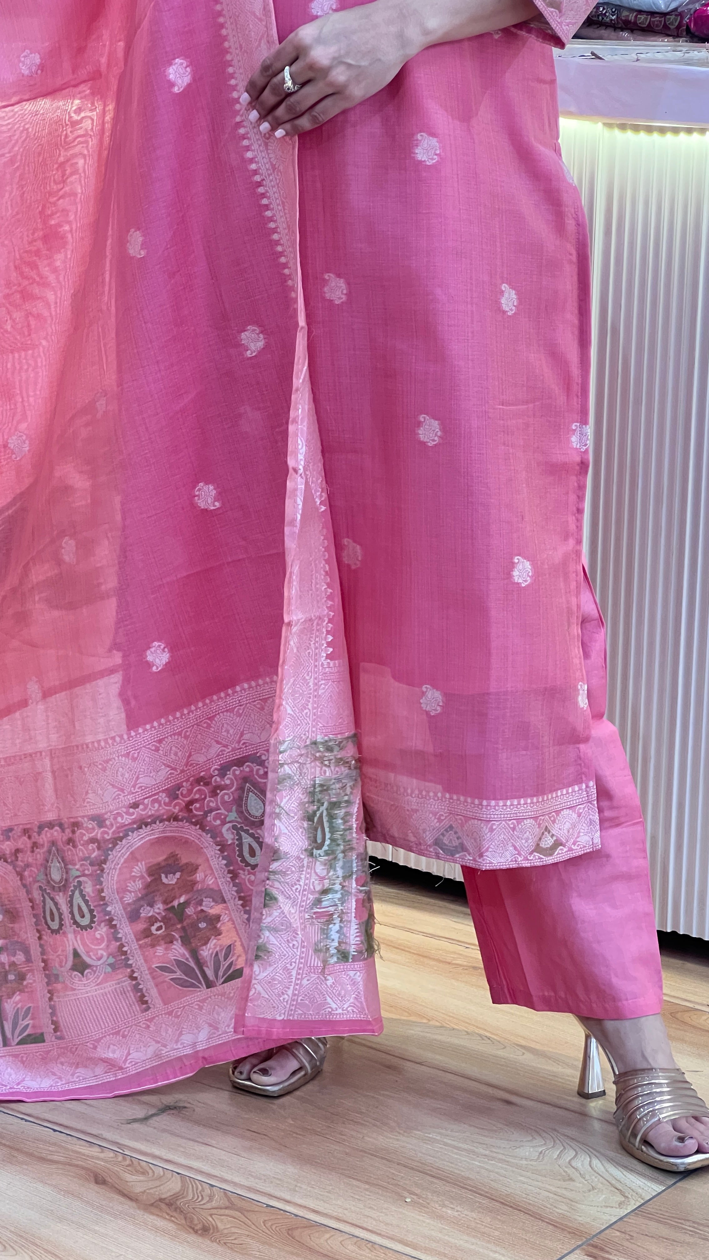 Mul chanderi banarsee suit ( tls 13767 )