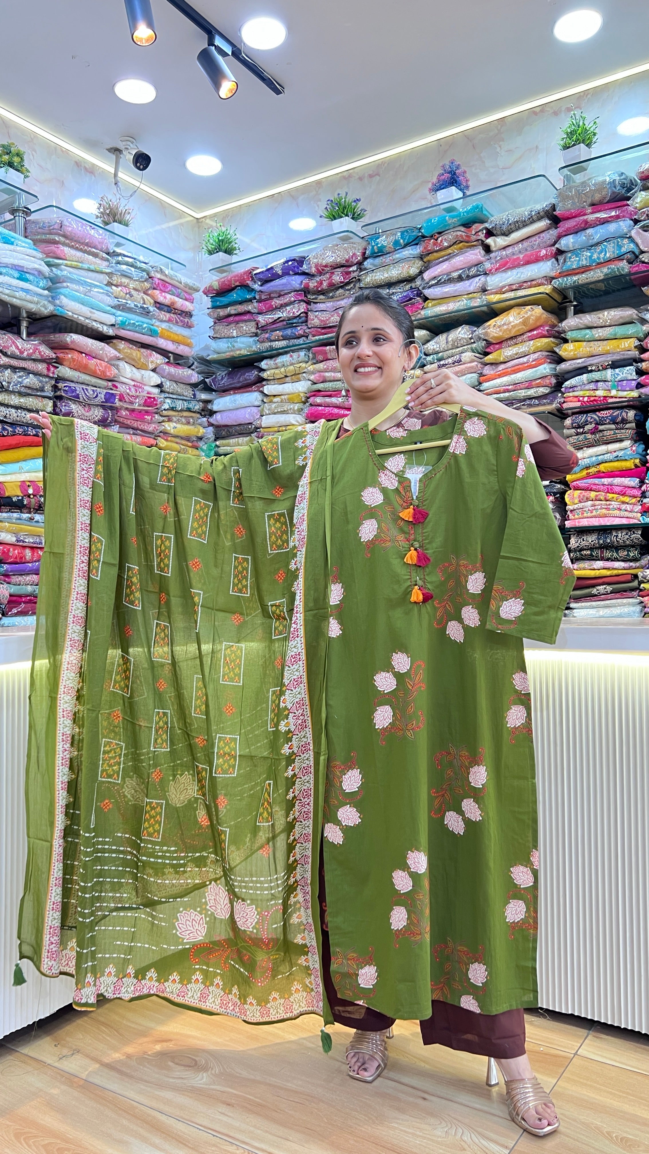 Pure cotton printed suit ( tls 12867 )