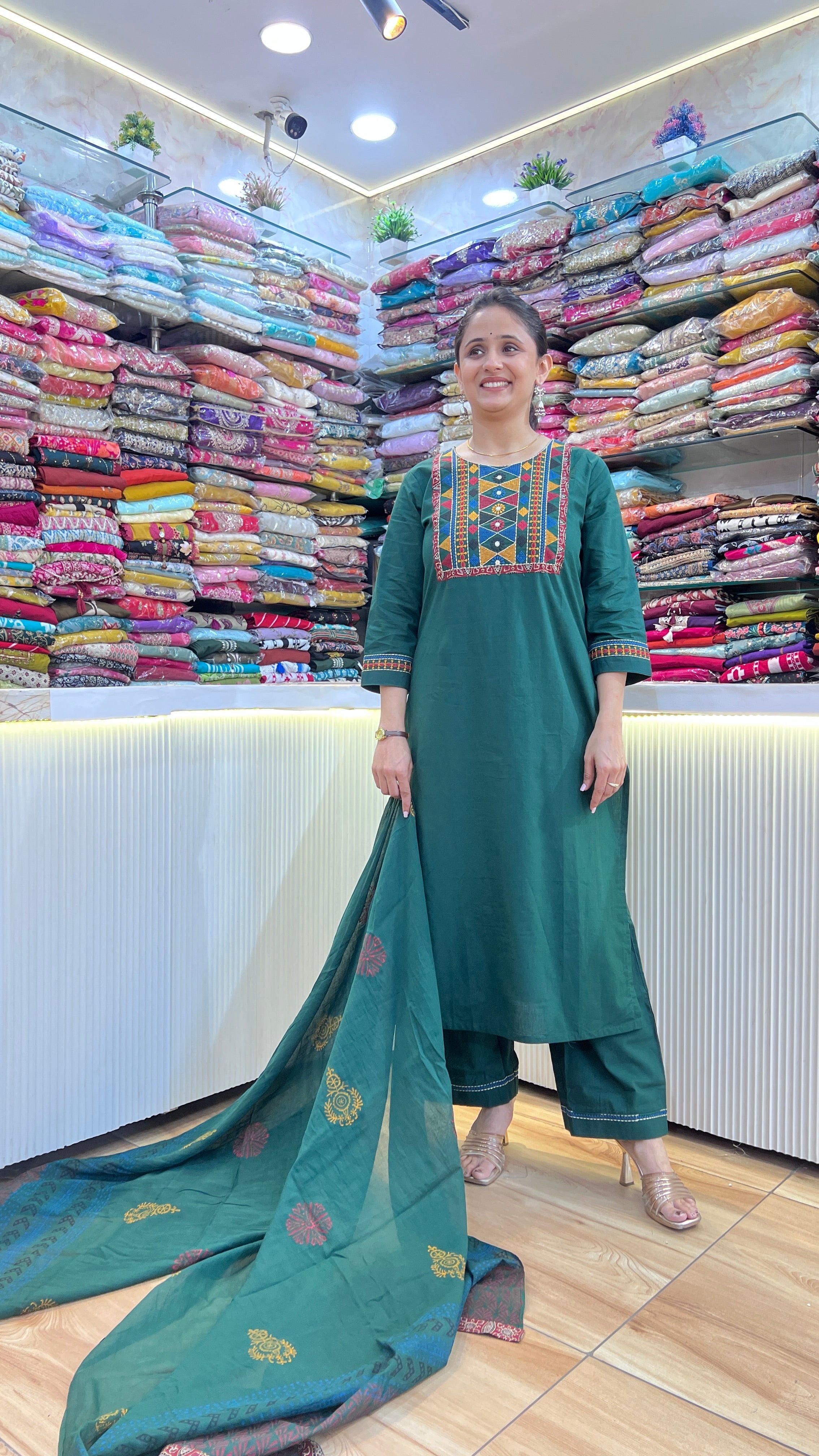 Premium  cotton suit ( ym 58767 )